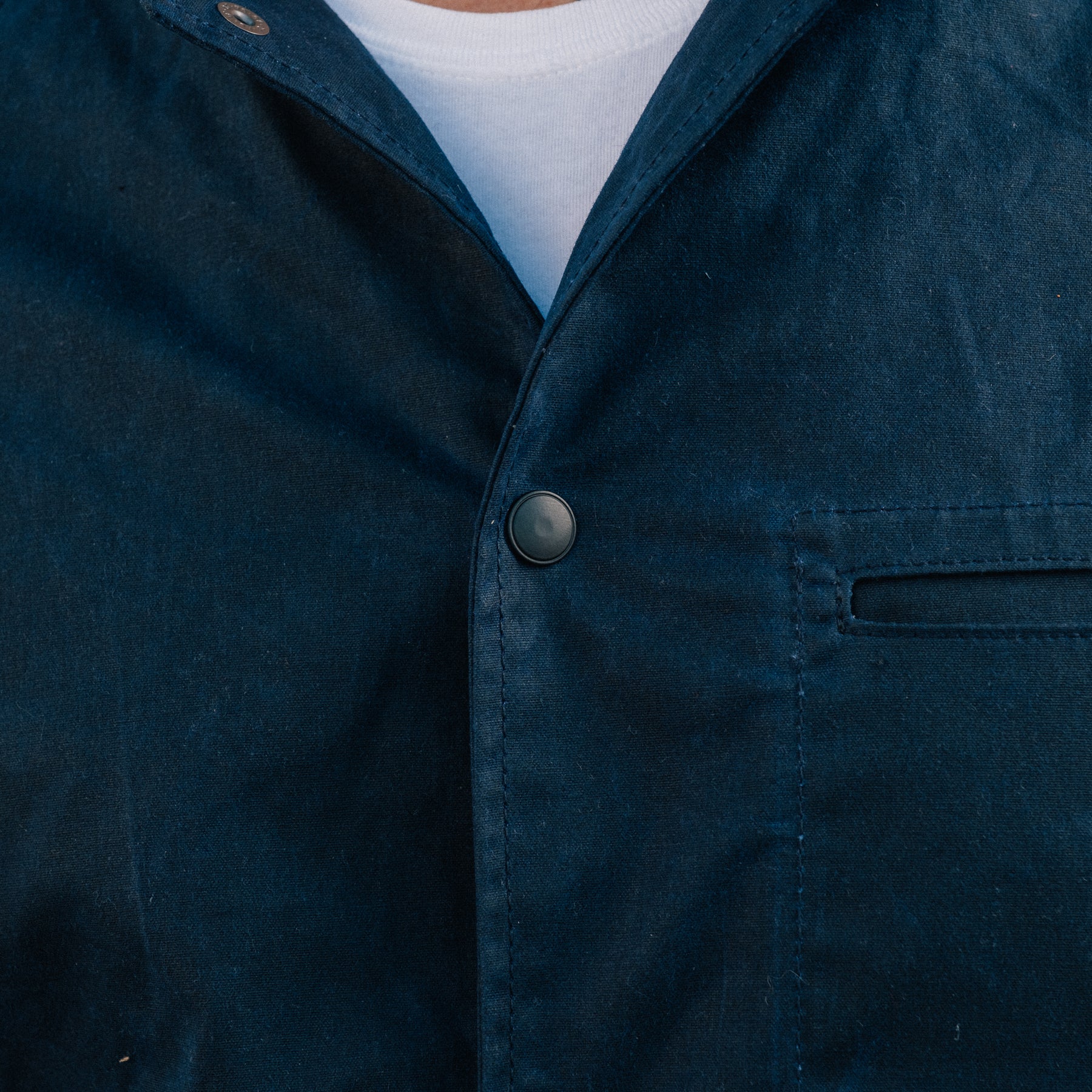 Rogue Territory Hooded Ridgeline Jacket Waxed Navy