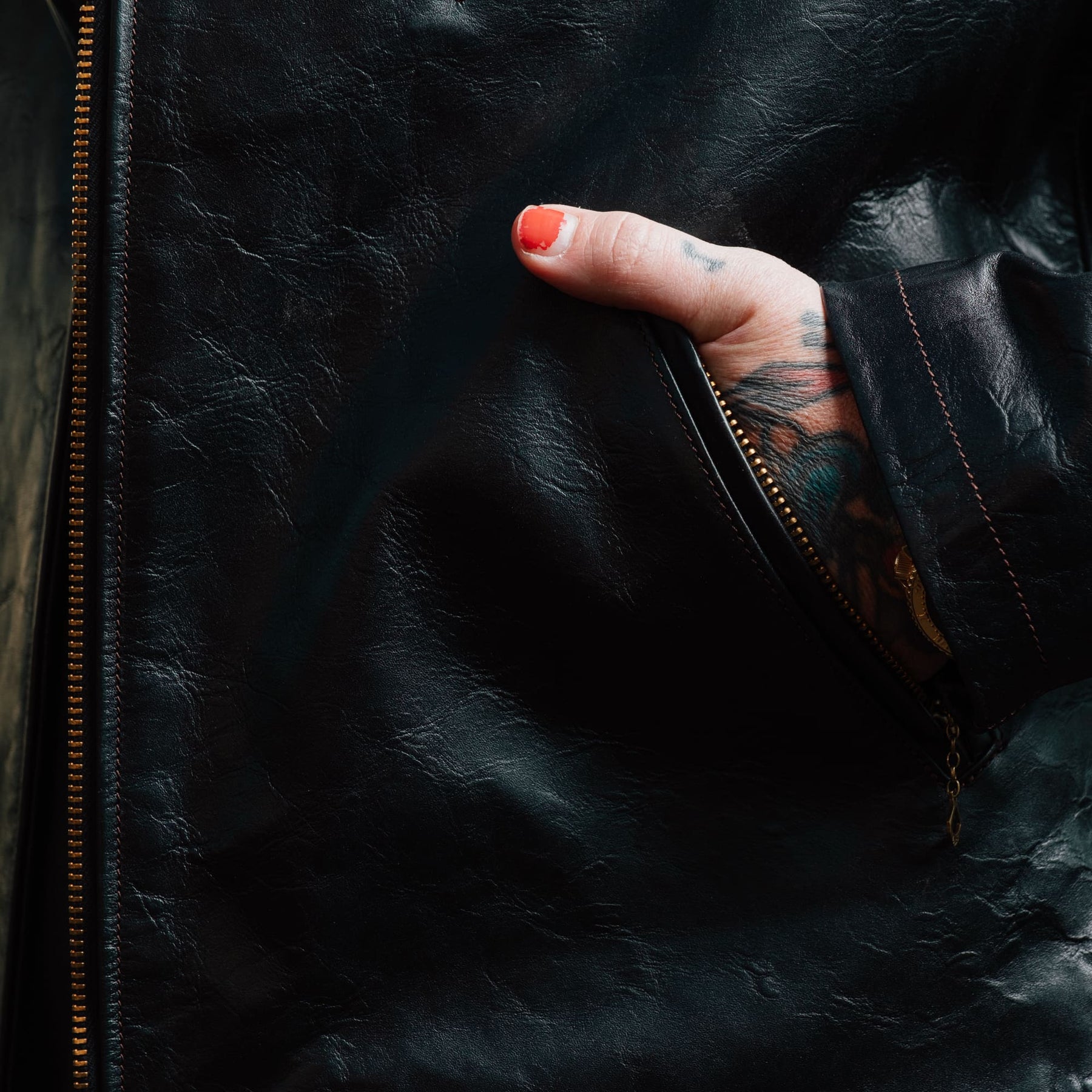 Double Helix x Snake Oil Provisions Deviant LAW Motorcycle Jacket Black