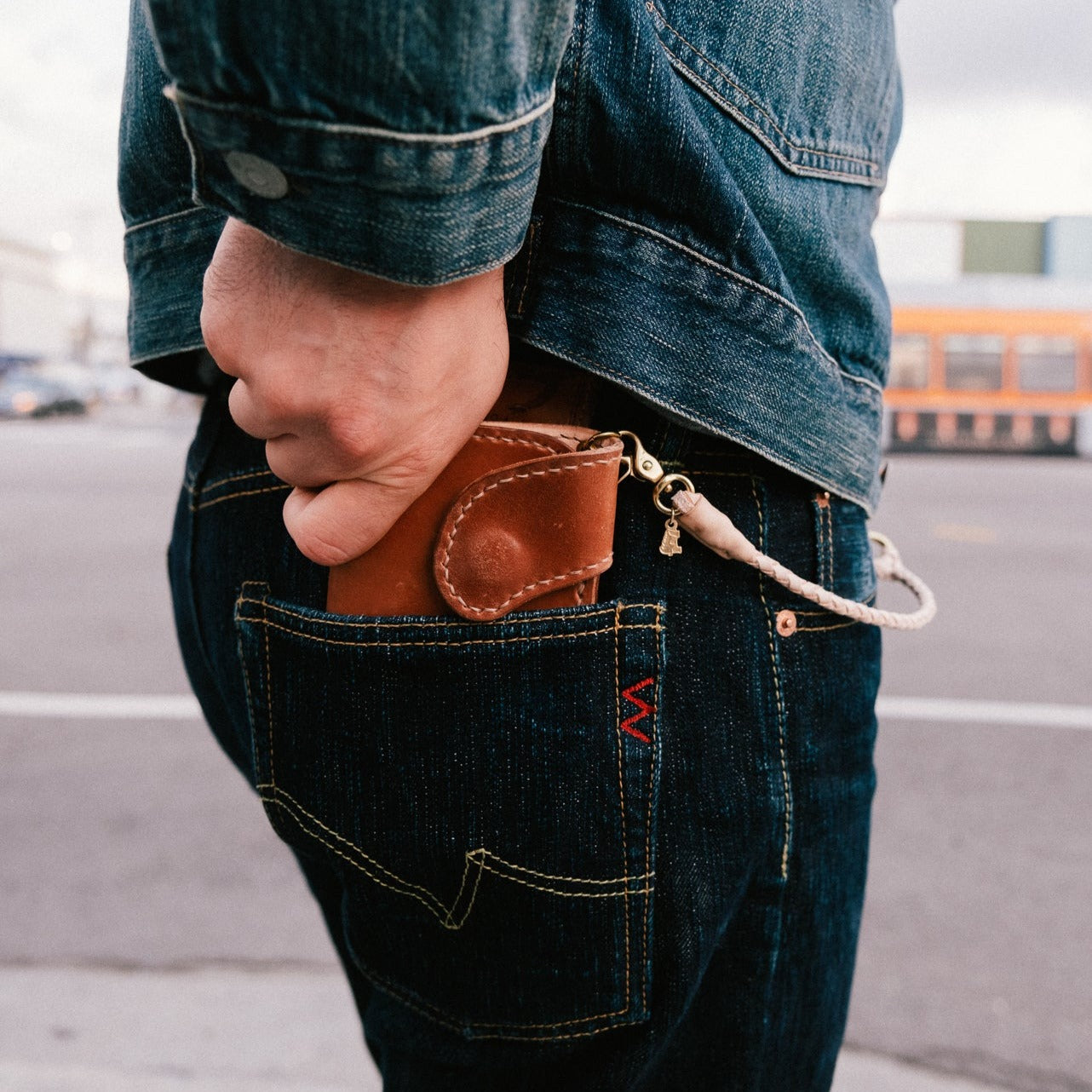 Ewing Dry Goods EDG x SOP Gentleman's Billfold Natural Horween Shell