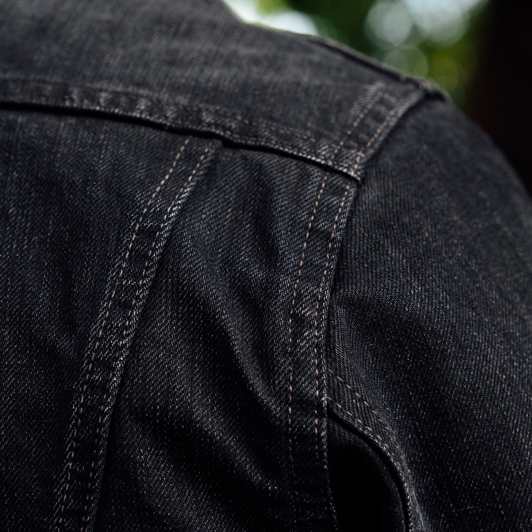 RRL Denim Trucker Jacket Worn in Black Wash