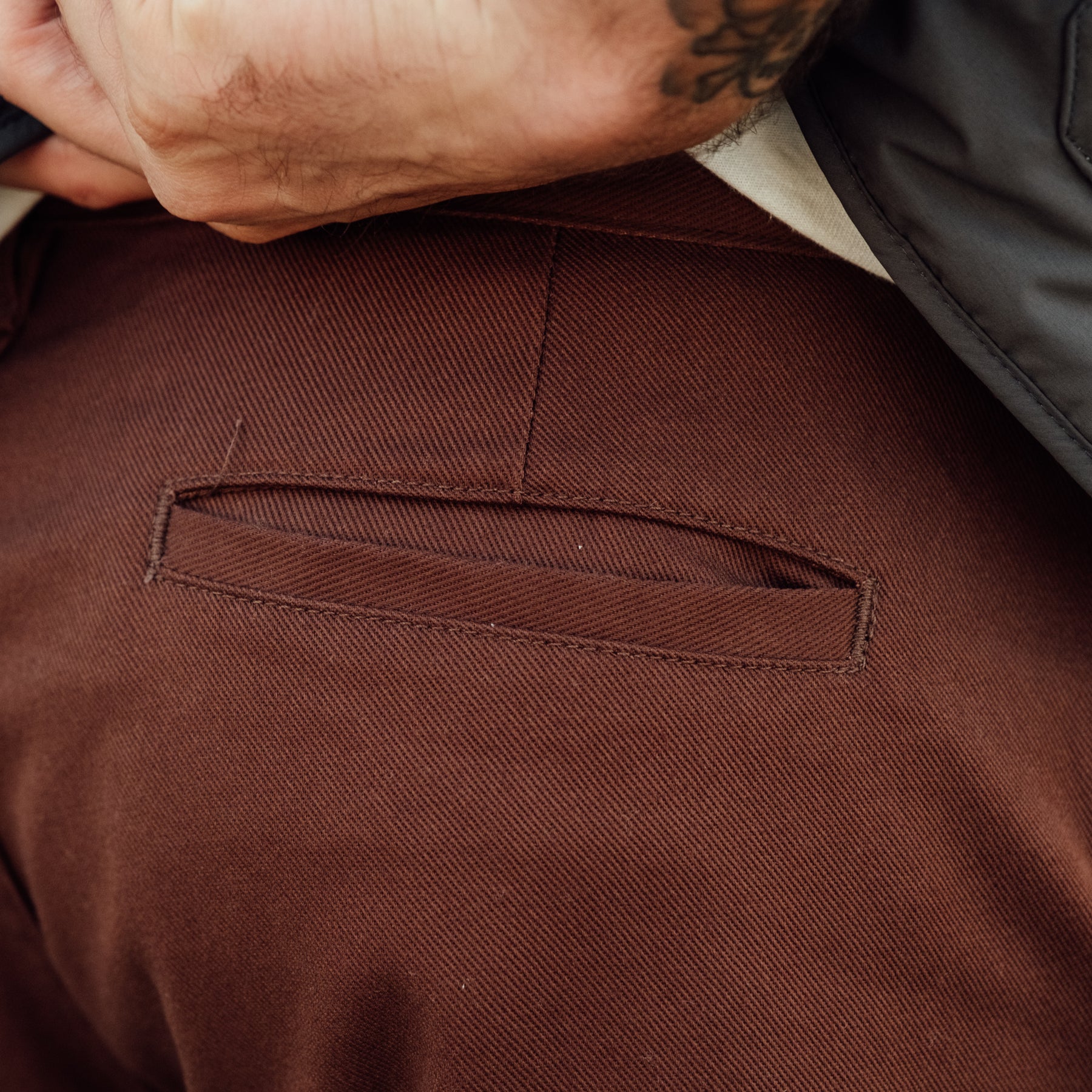 3sixteen Work Pant Espresso Twill