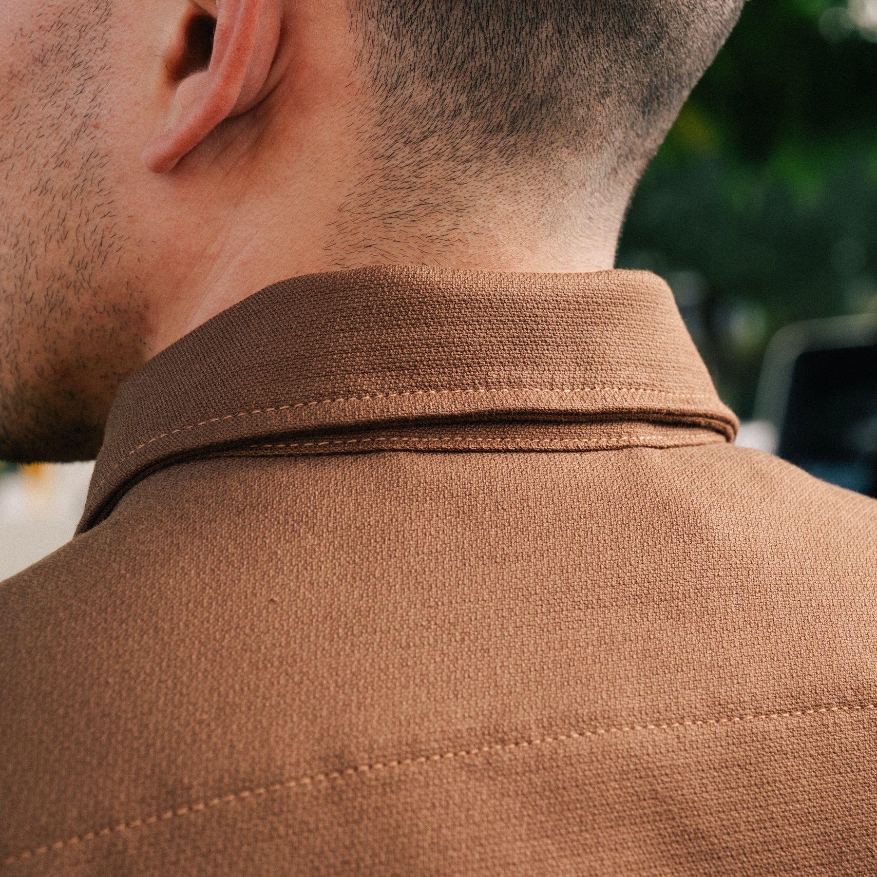 Rogue Territory Oxford Overshirt Brushed Brown FINAL SALE