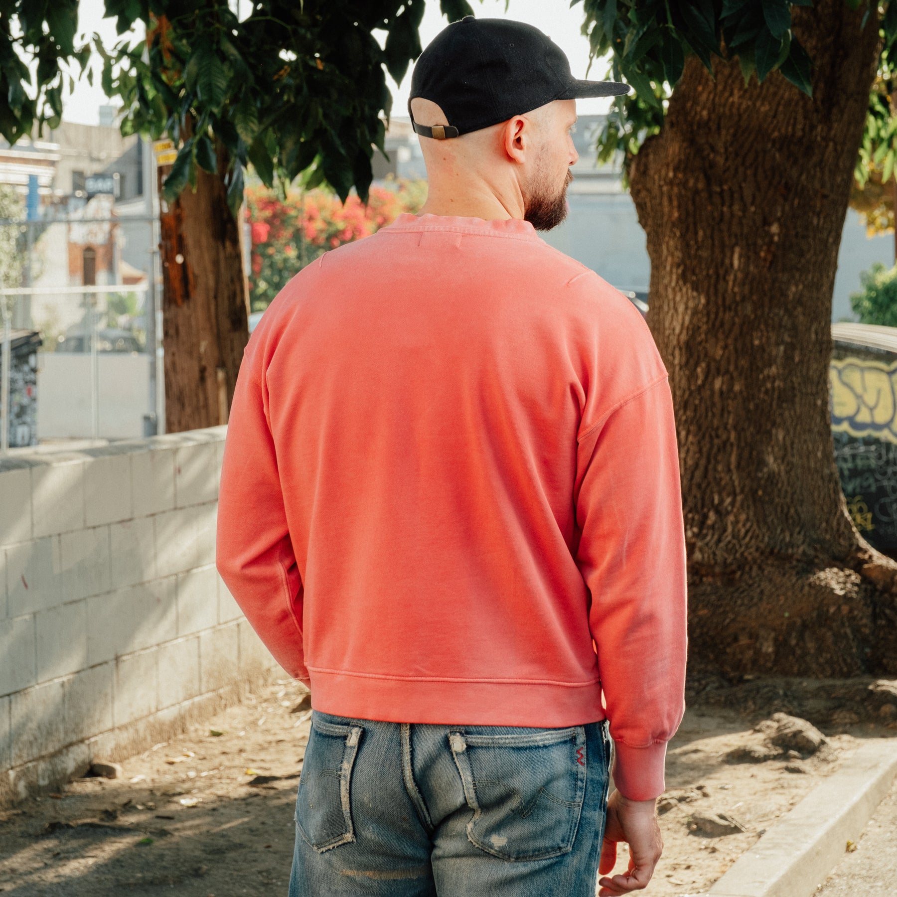 All-Time High Dart Crewneck Sun Fade Red