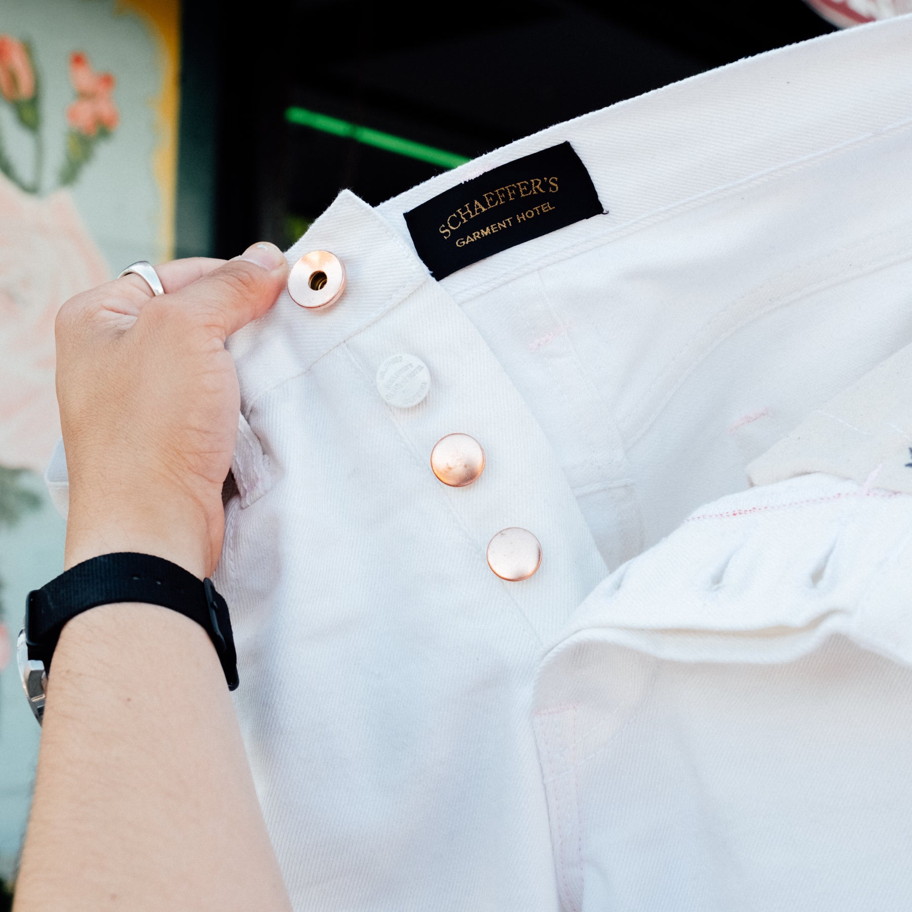 Schaeffer's Garment Hotel x SOP 103 Tall Straight Jean White FINAL SALE