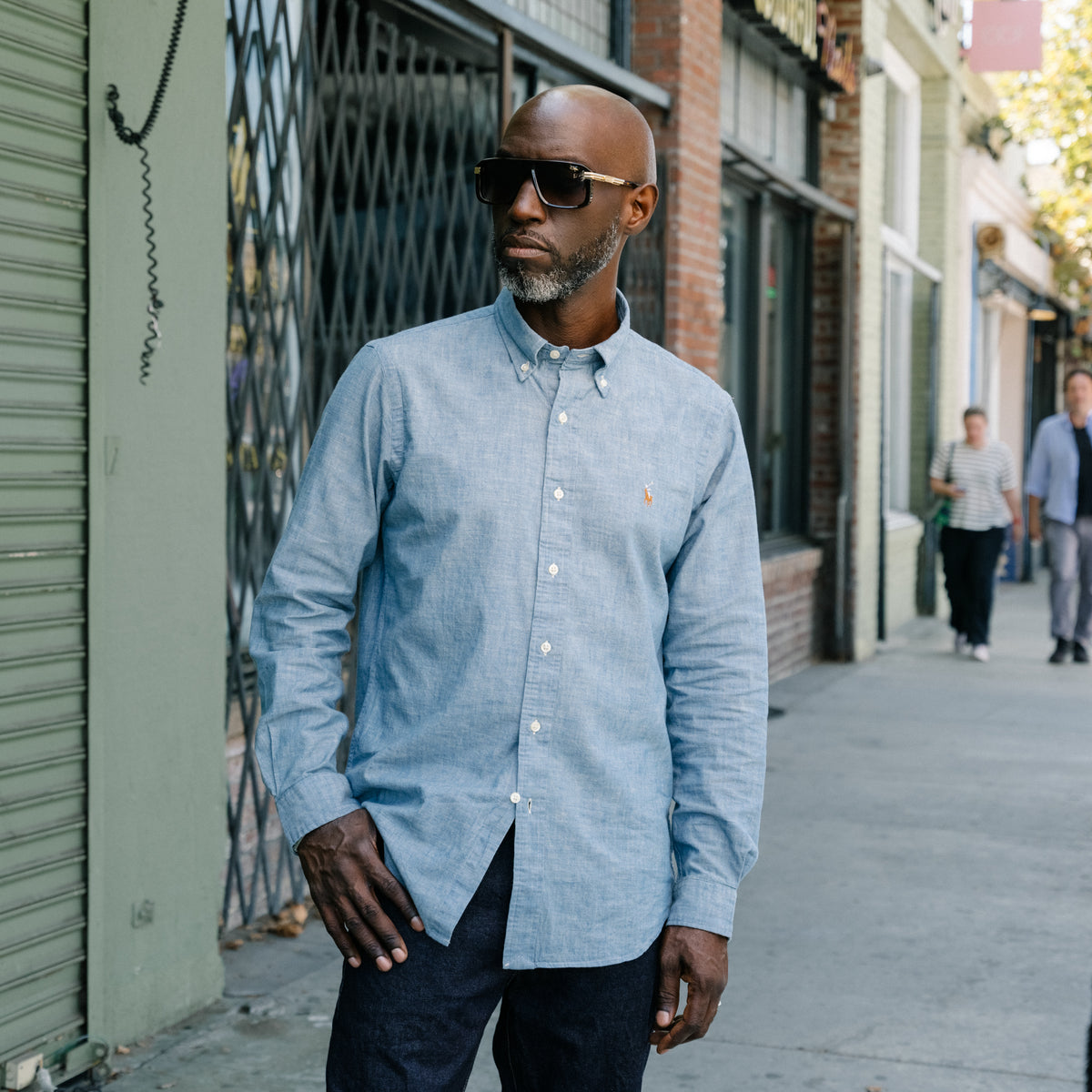 Polo Ralph Lauren Classic Fit Indigo Chambray Shirt