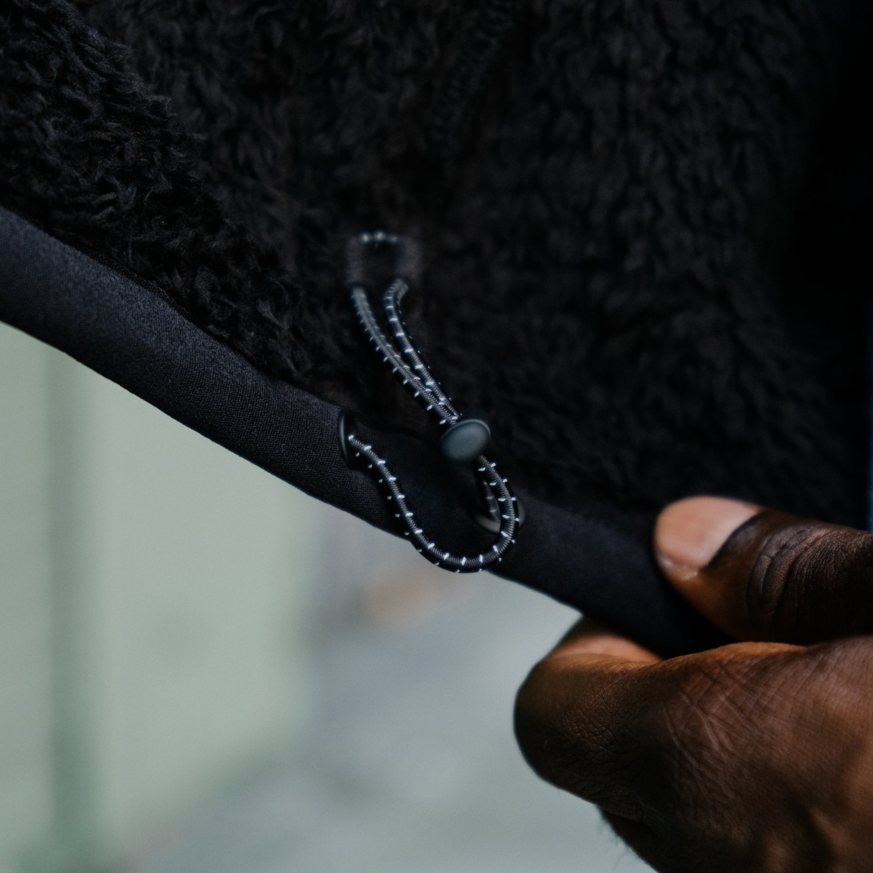 Polo Ralph Lauren Curly Pile Fleece Jacket Polo Black