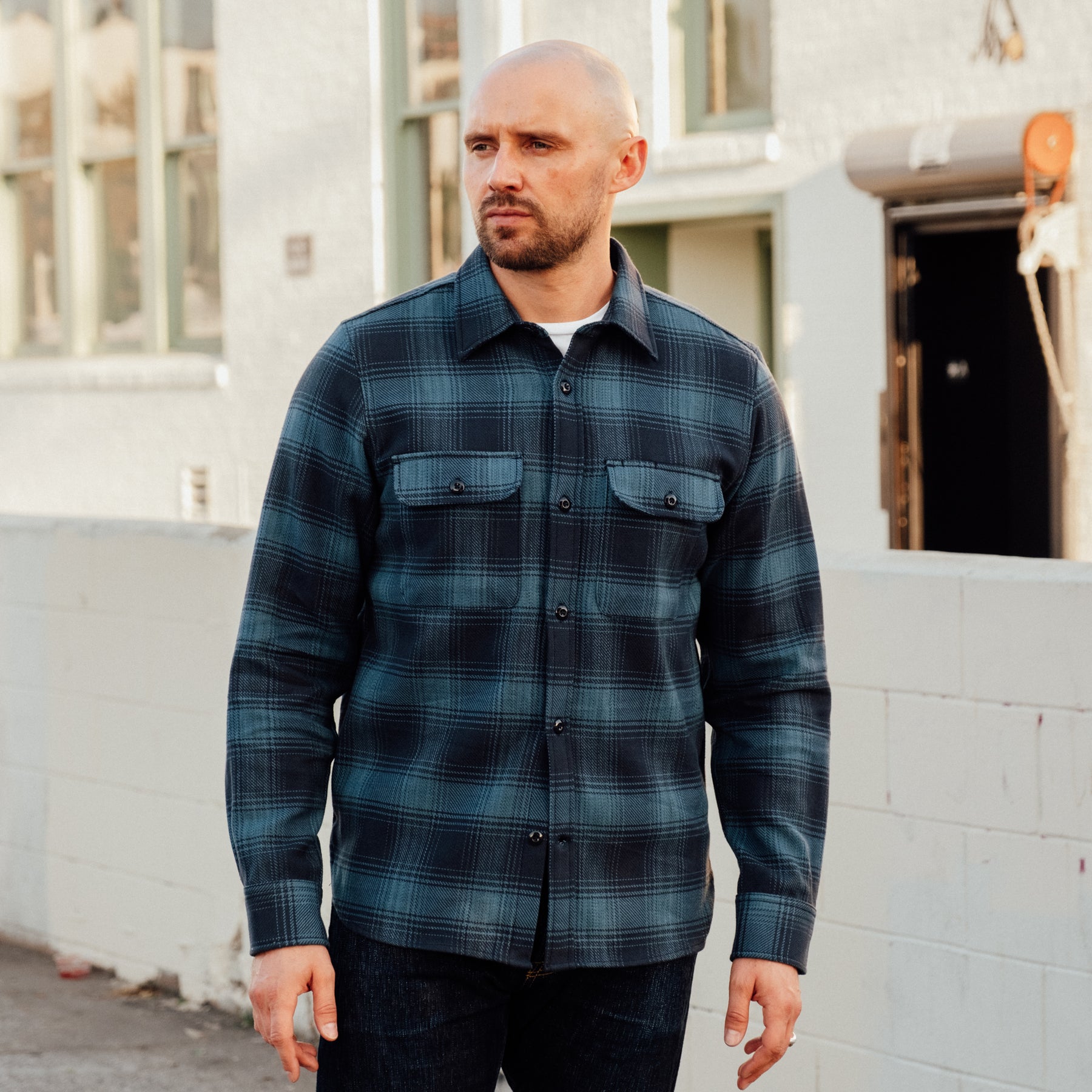 Rogue Territory Field Shirt Blueberry Plaid