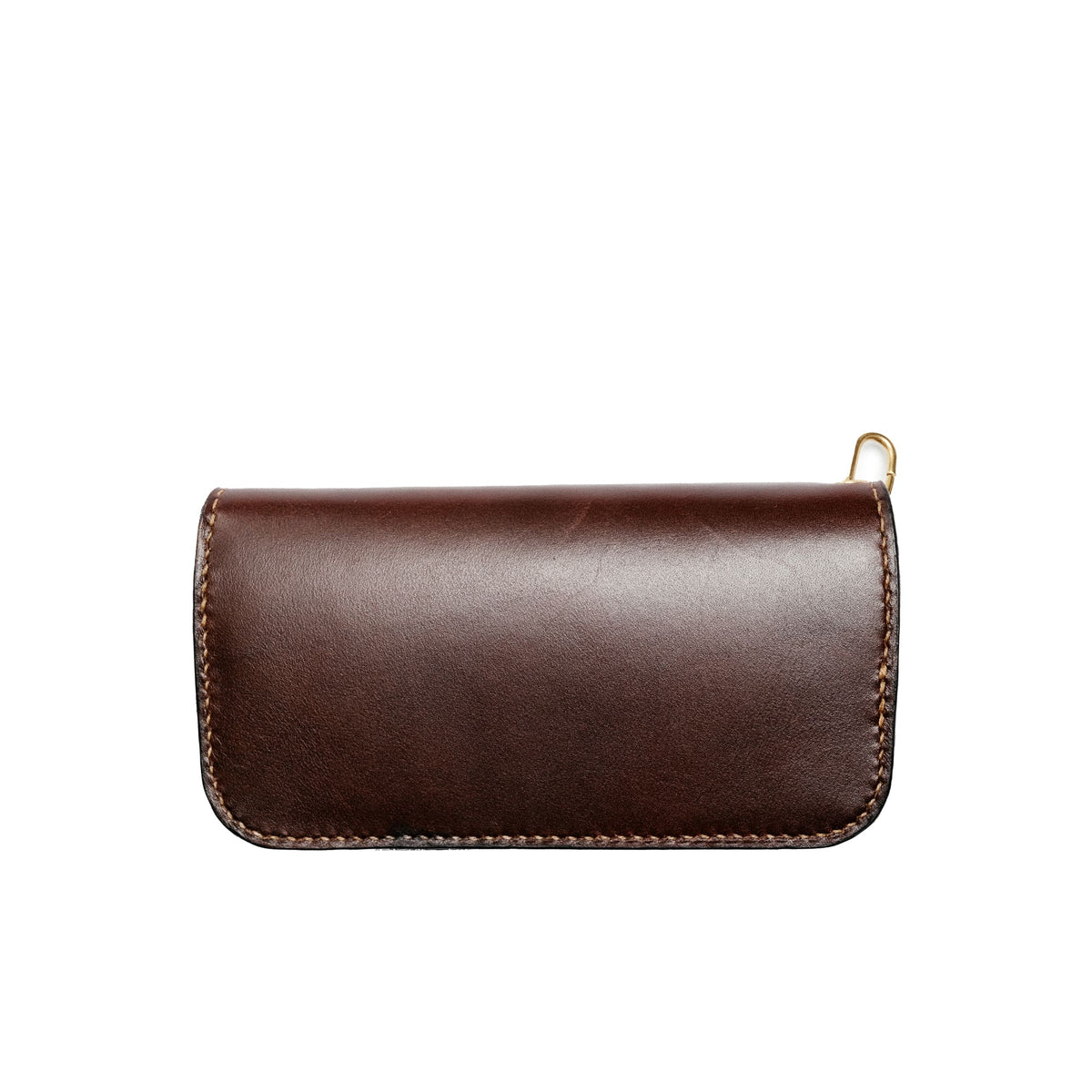 The Black Acre Roper Wallet Brown & Green Bridle Leather