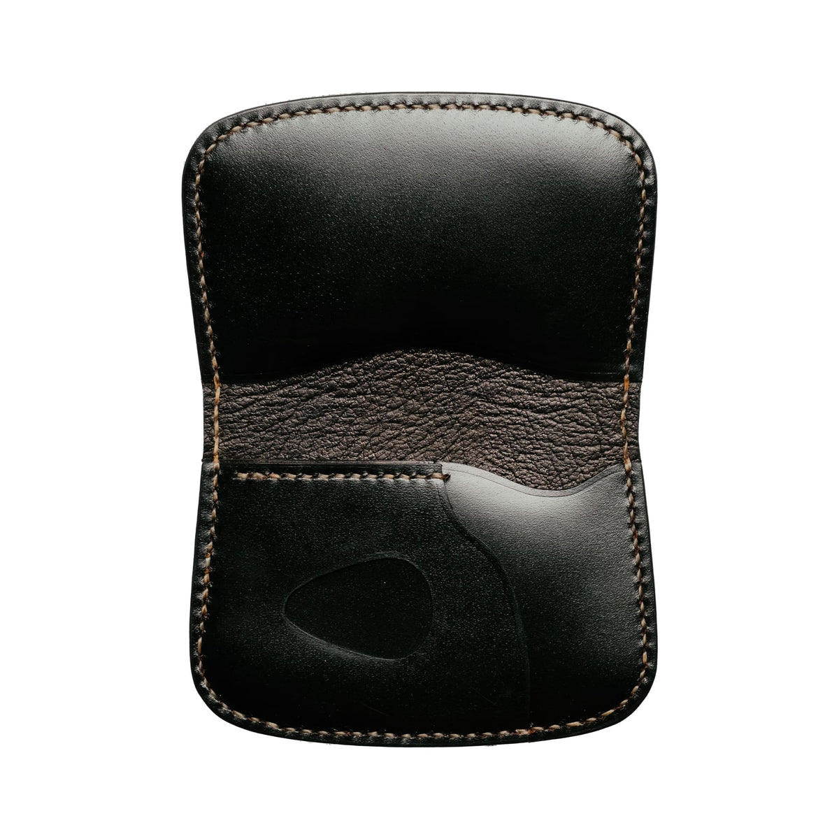 The Black Acre Card Wallet Black Shell