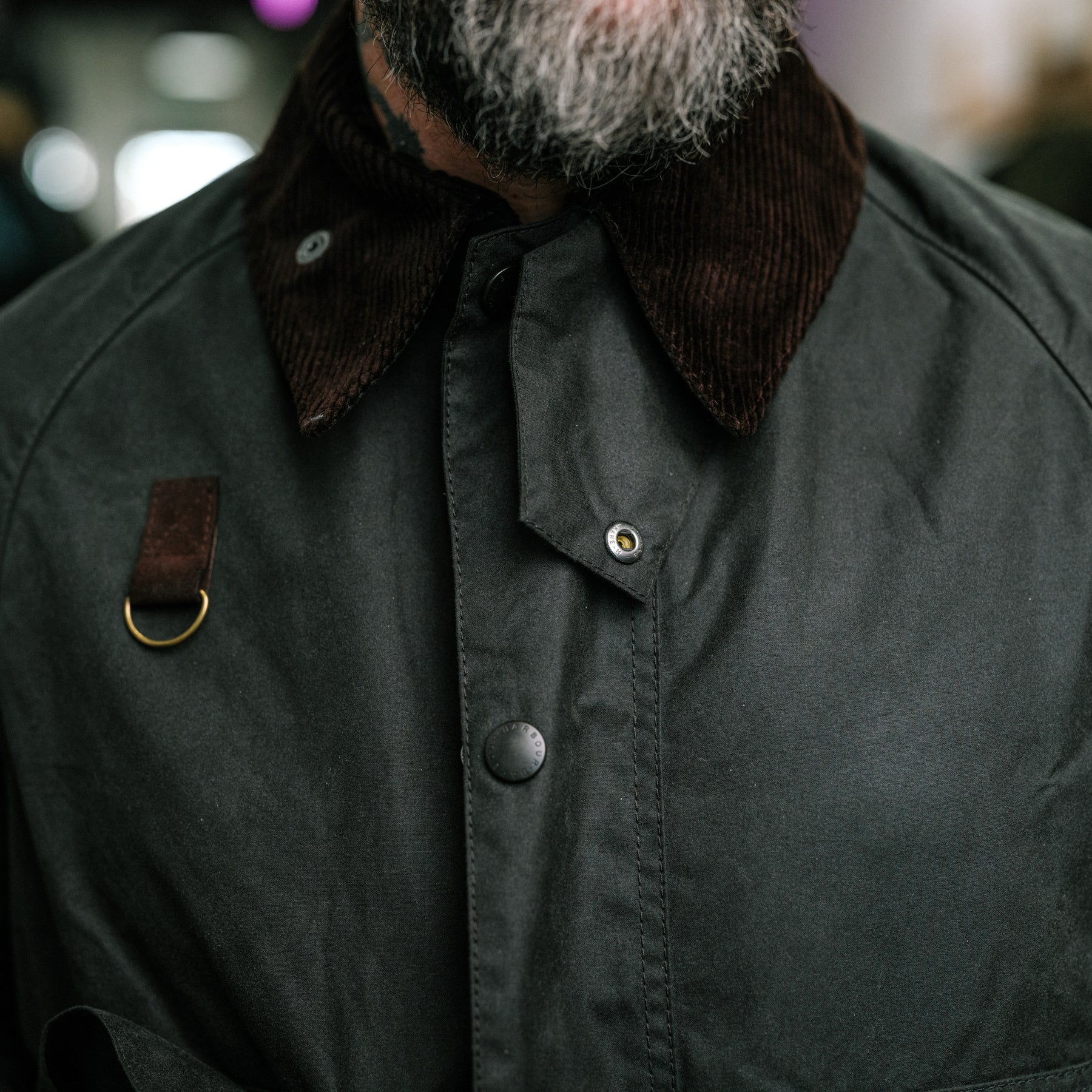 Barbour Spey Wax Jacket Sage