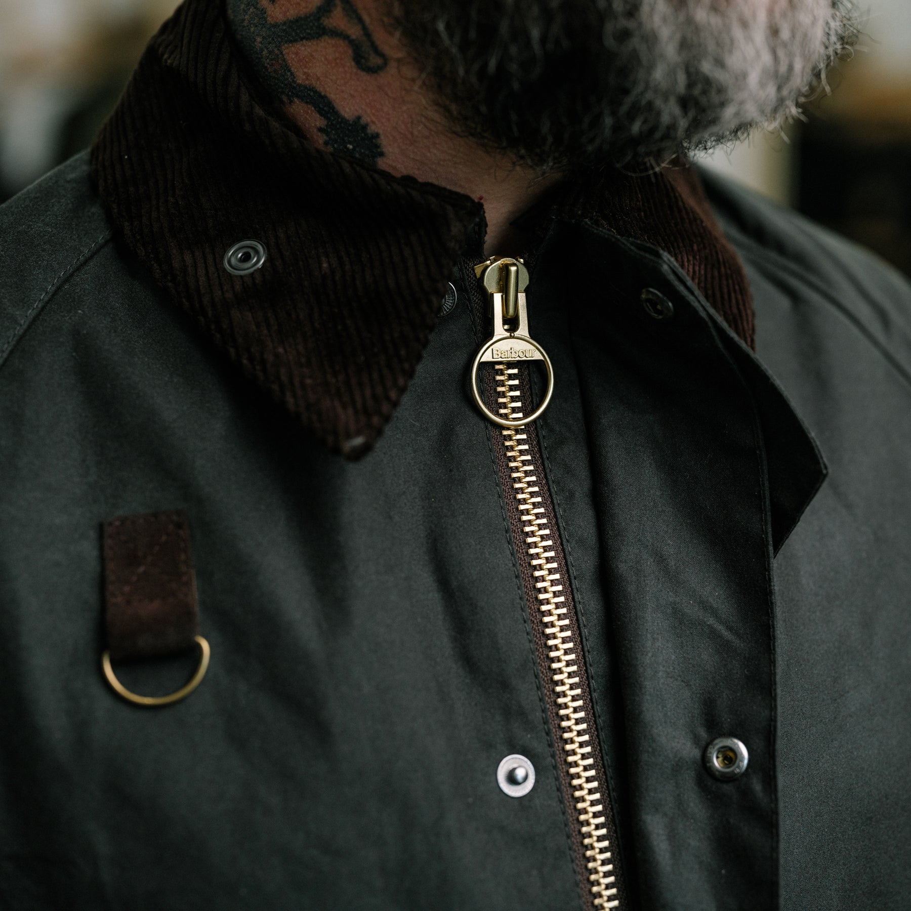 Barbour Spey Wax Jacket Sage