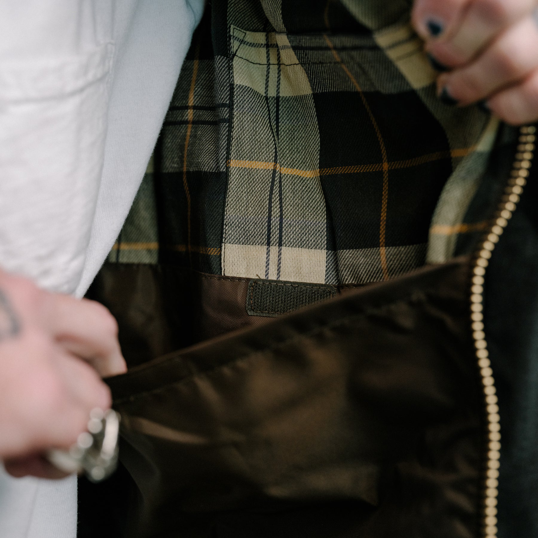 Barbour Spey Wax Jacket Sage