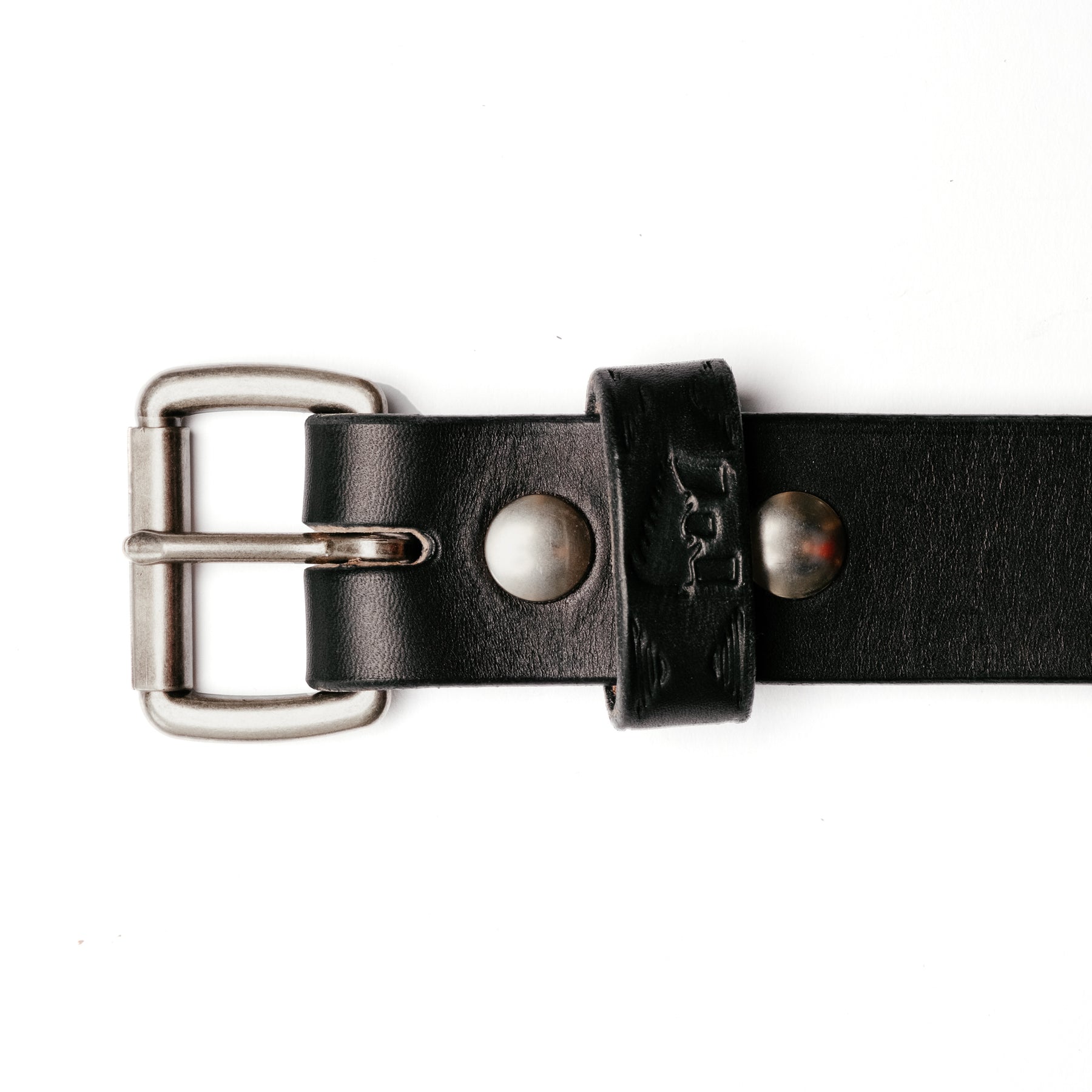 Ewing Dry Goods EDG x SOP Minimalist Belt Black w/ Brushed Nickel