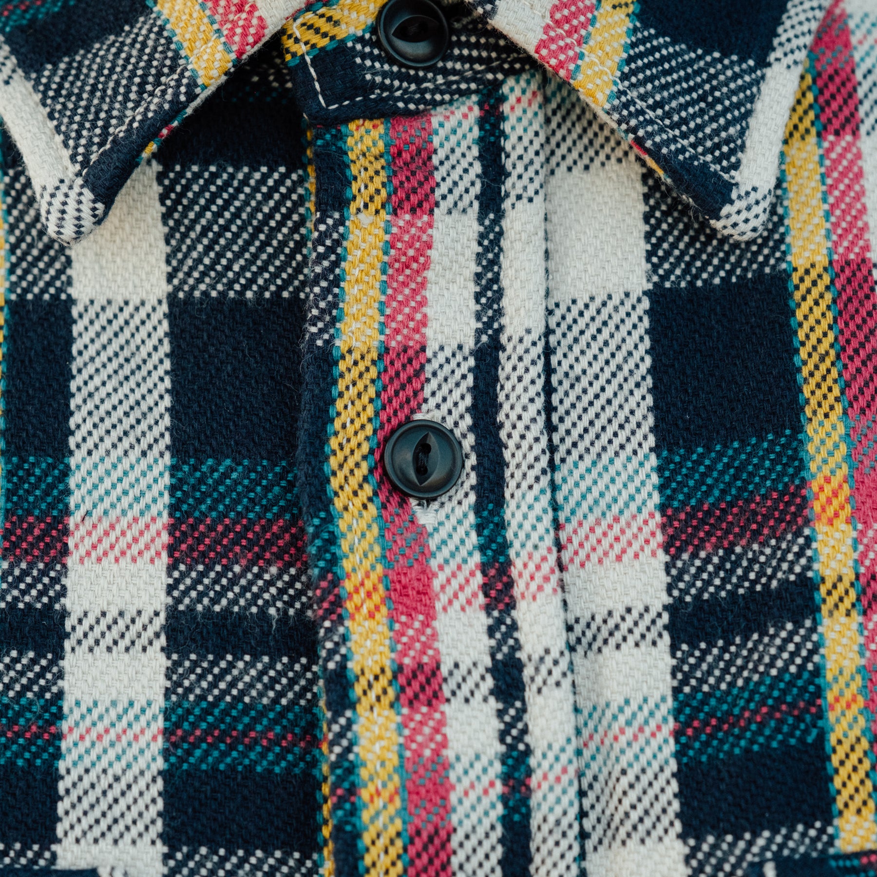 UES Heavy Flannel Shirt Navy