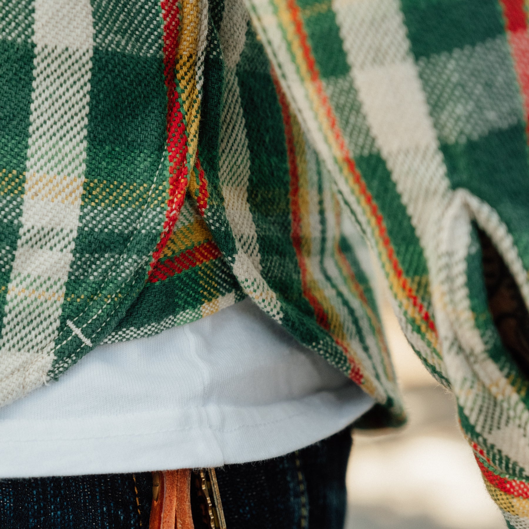 UES Heavy Flannel Shirt Green