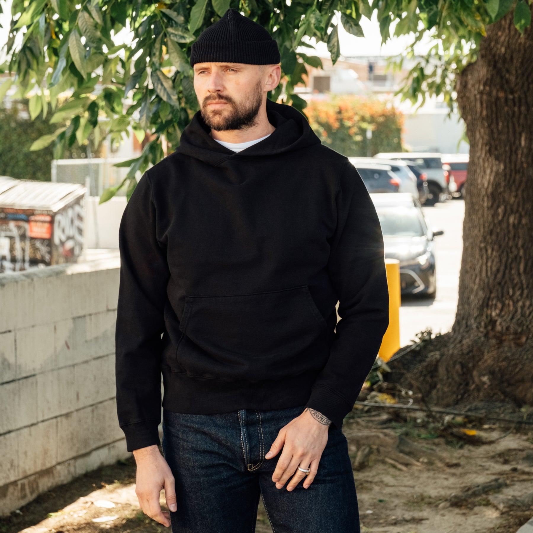 Snake Oil Provisions French Terry Loopback Hoodie Midnight