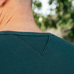Snake Oil Provisions French Terry Loopback Crewneck Emerald