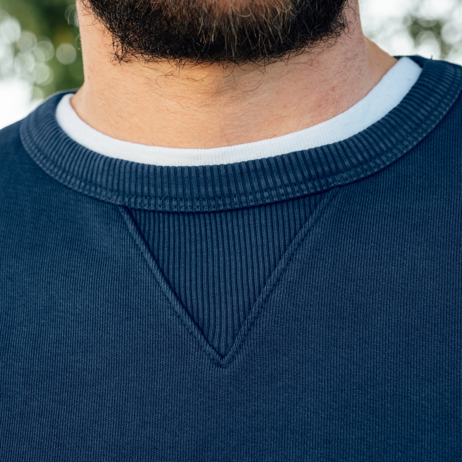 Snake Oil Provisions French Terry Loopback Crewneck Dusk