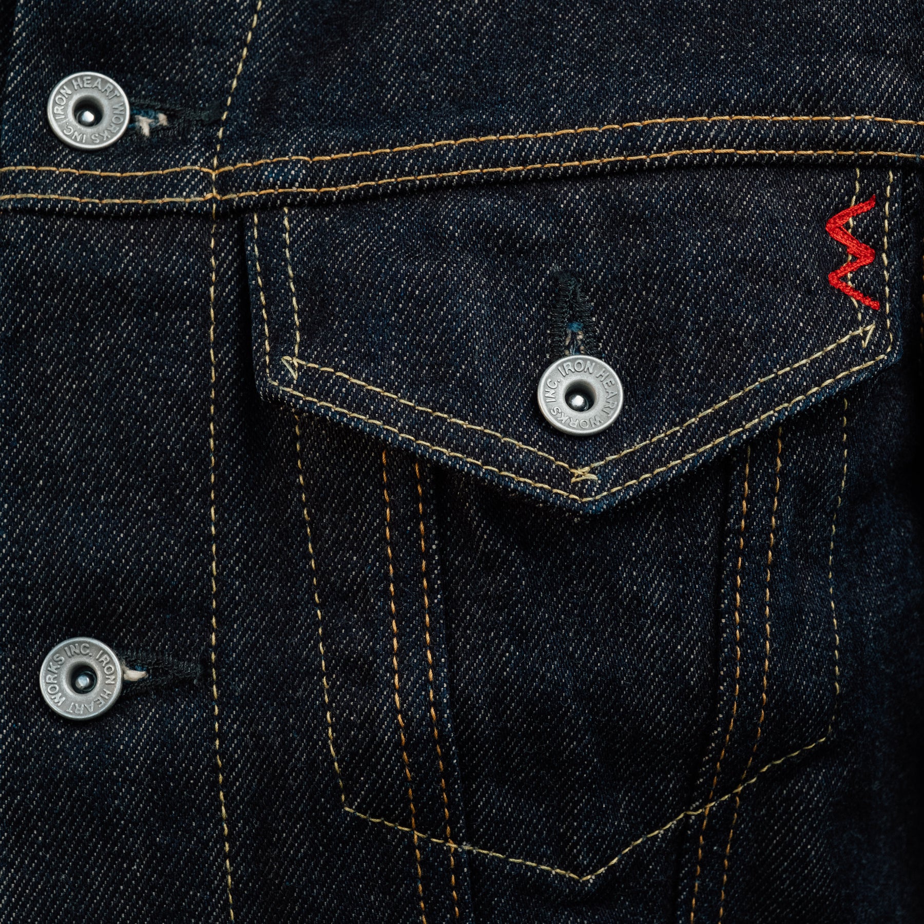 Iron Heart IH-526J 21oz Selvedge Denim Type III Indigo