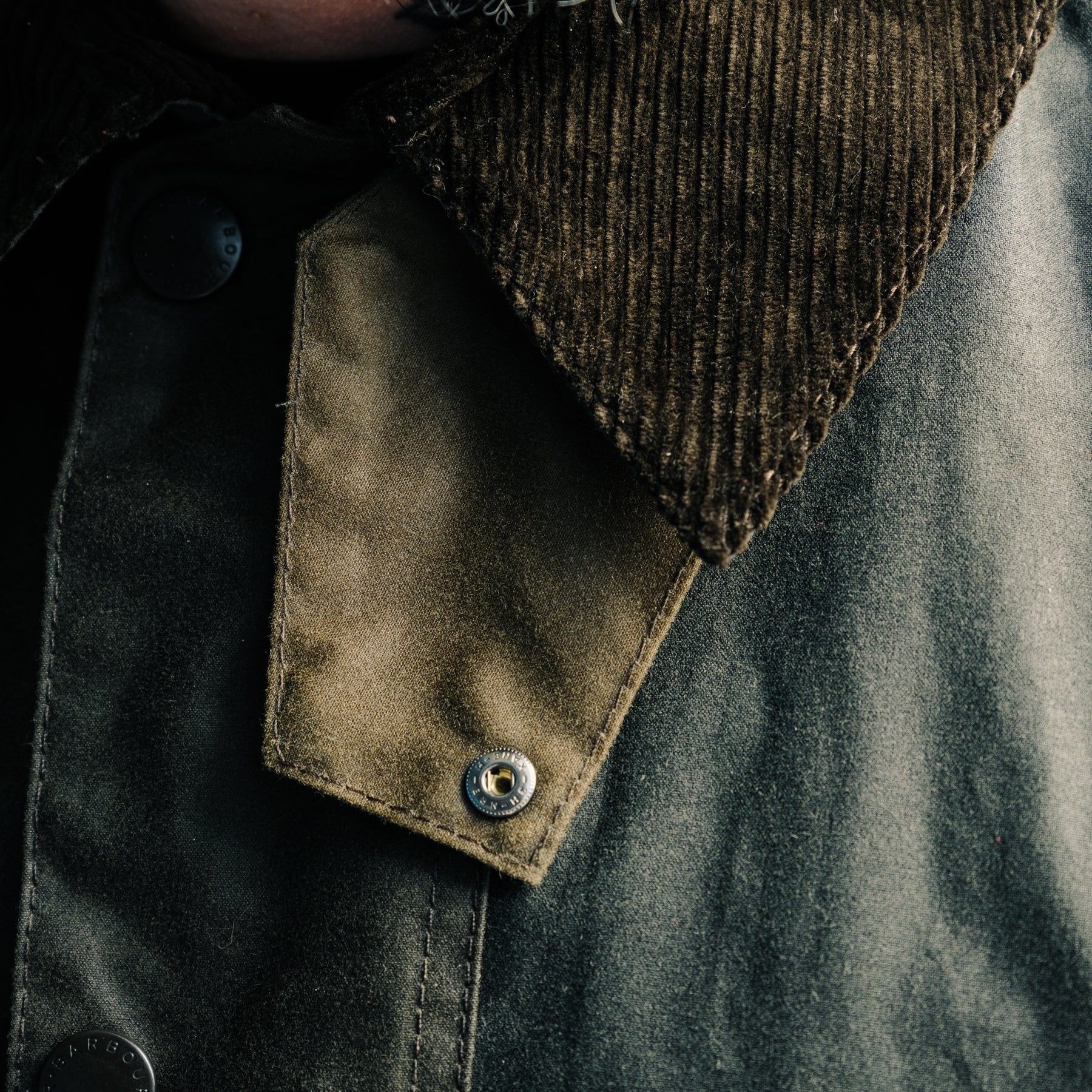 Barbour Patchwork Transport Wax Jacket Sage