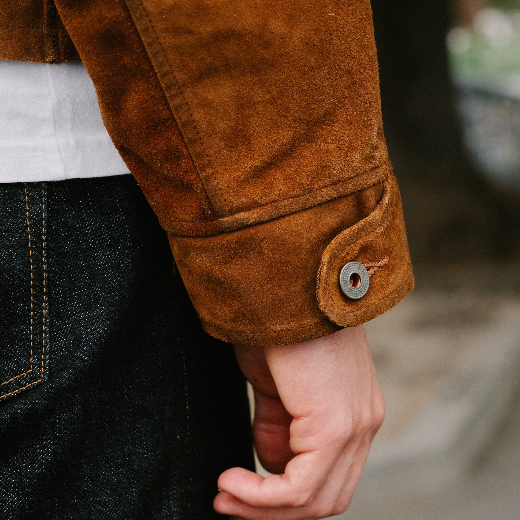 Roughout Suede Alston Jacket Brown