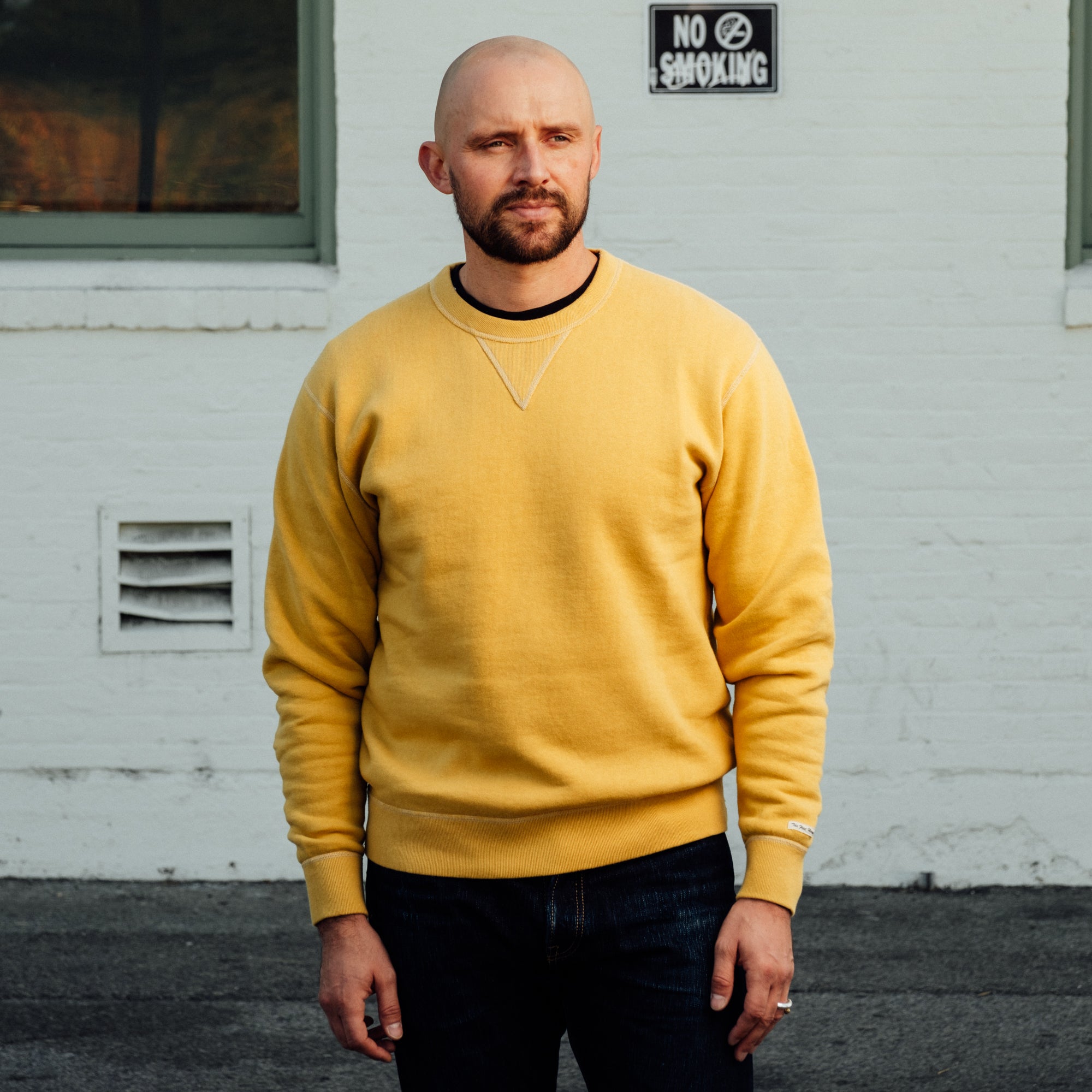 Yellow crew neck hotsell