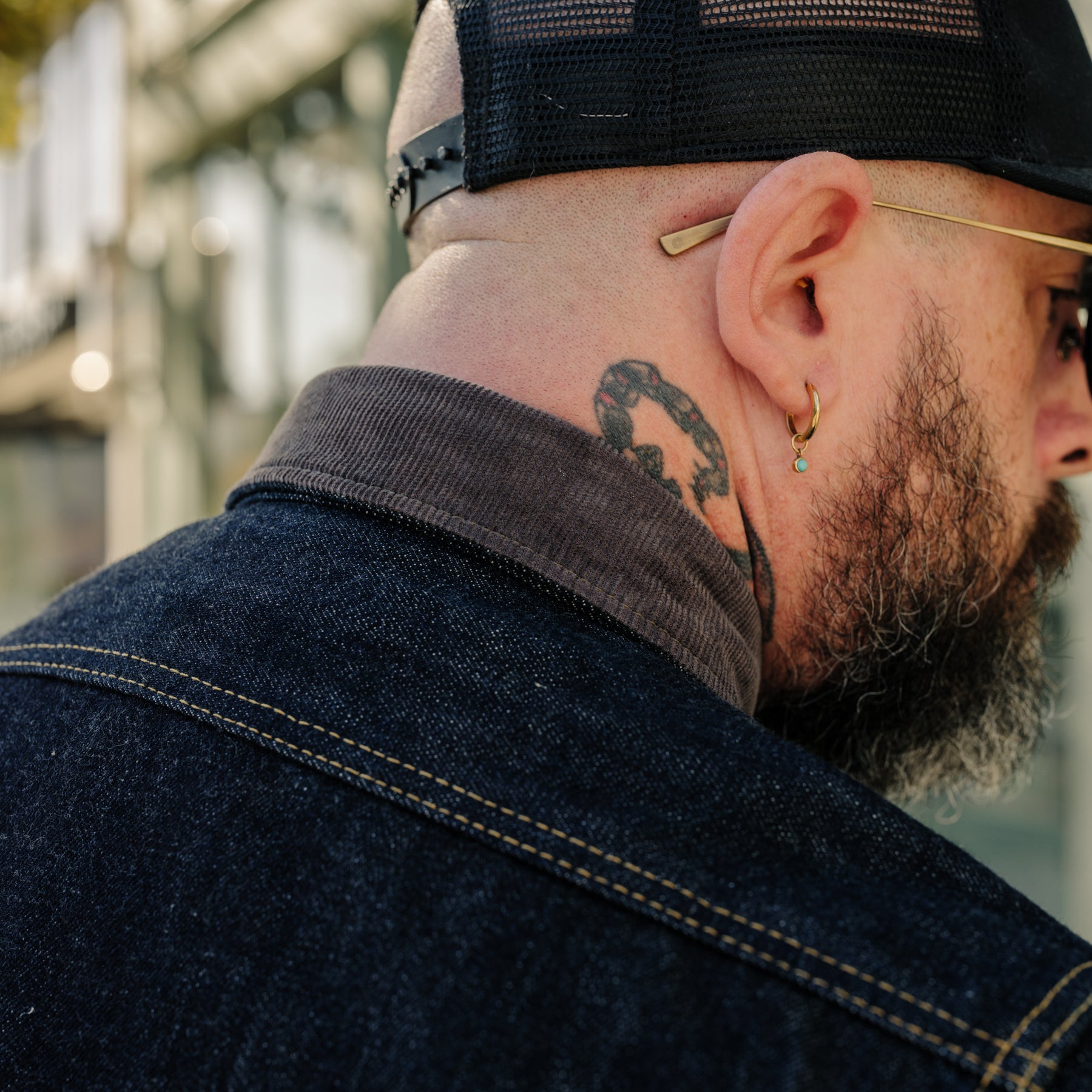 Iron Heart IHSH-427-IND 16oz Vintage Selvedge Denim CPO Shirt Indigo