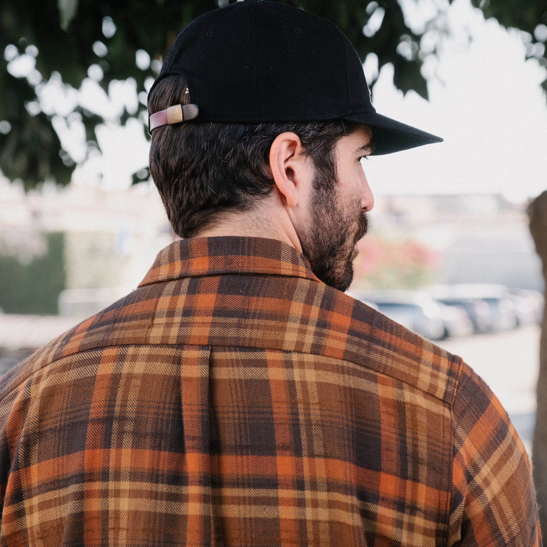 Rogue Territory Oxford Shirt Copper Plaid