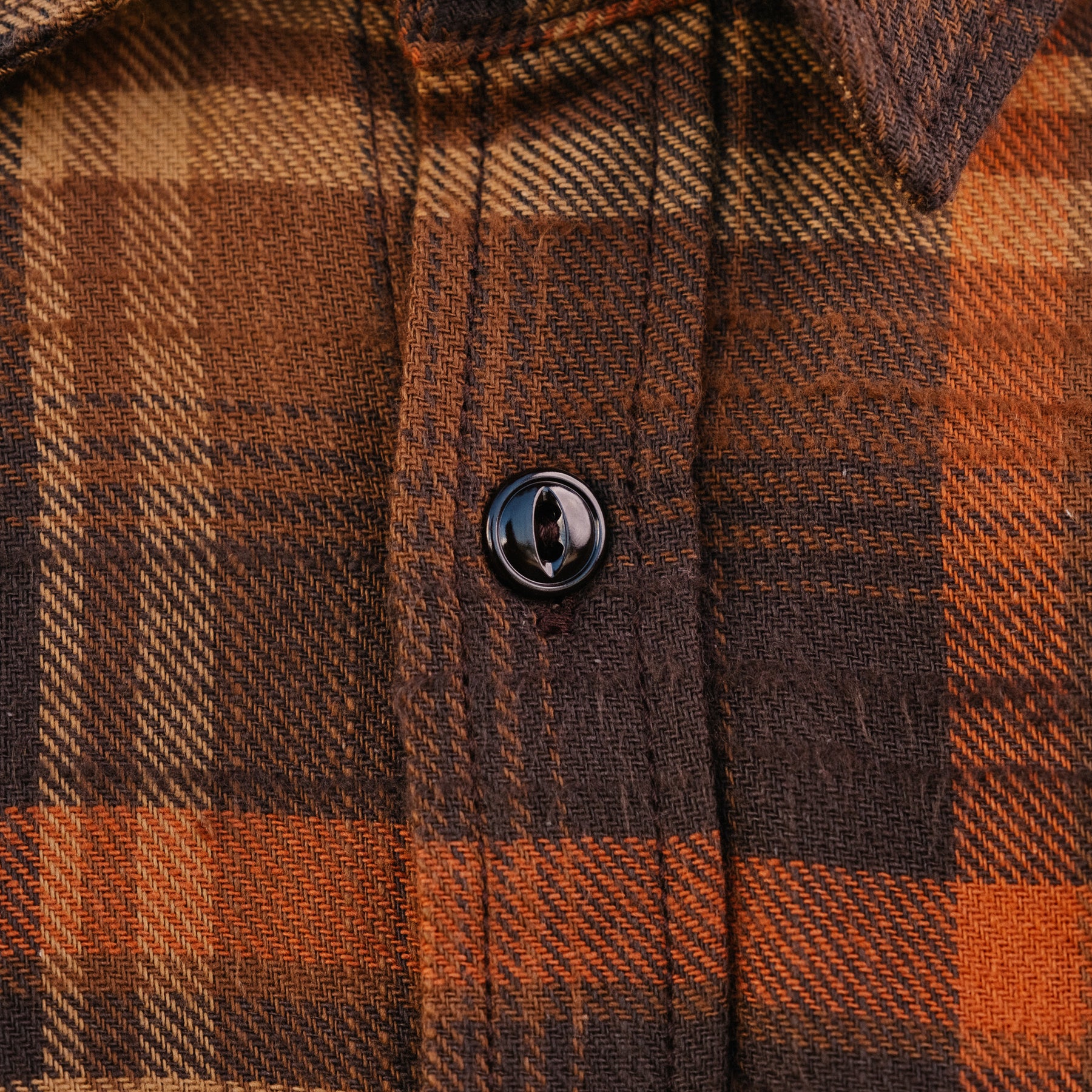 Rogue Territory Oxford Shirt Copper Plaid