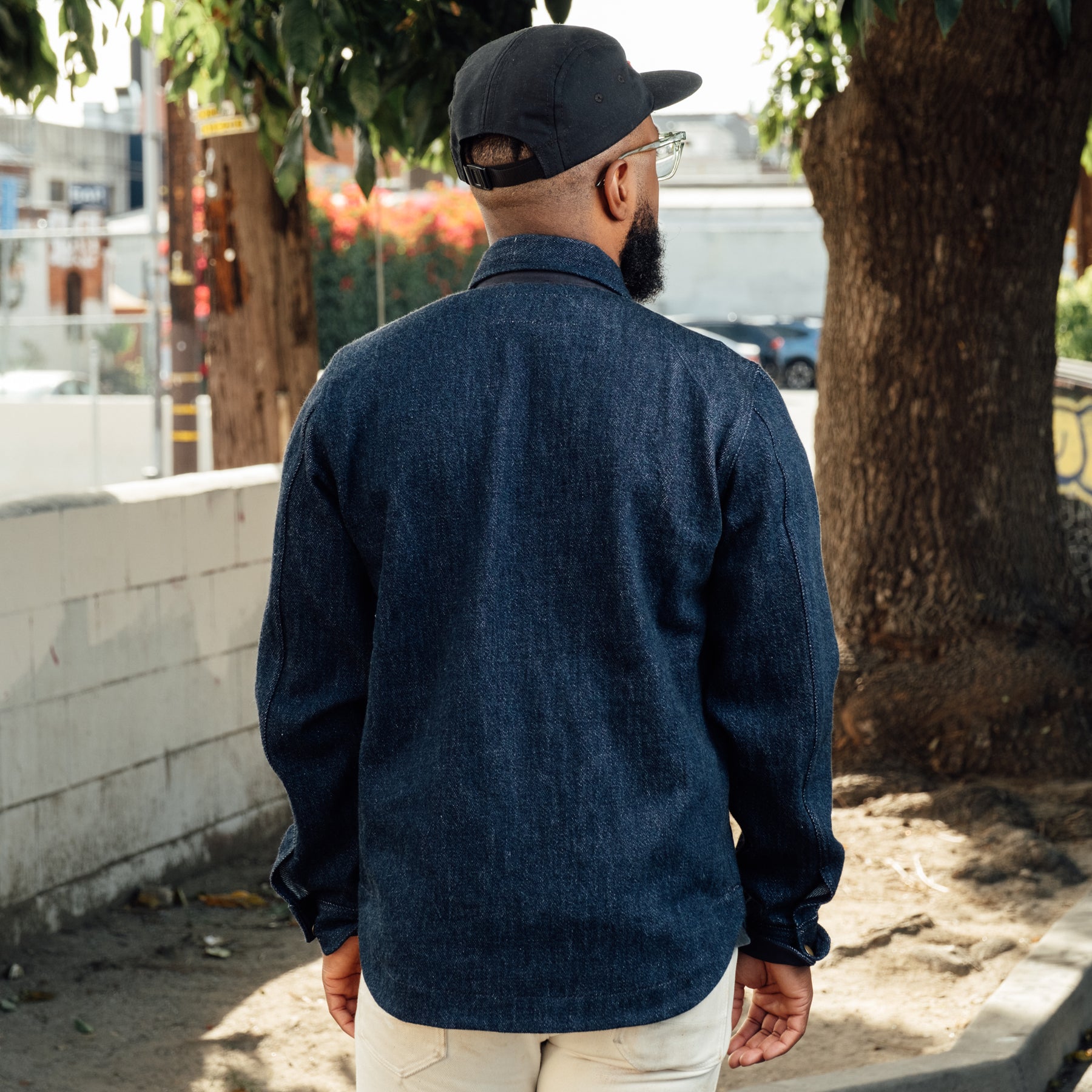 Rogue Territory Field Jacket Indigo Knit Denim
