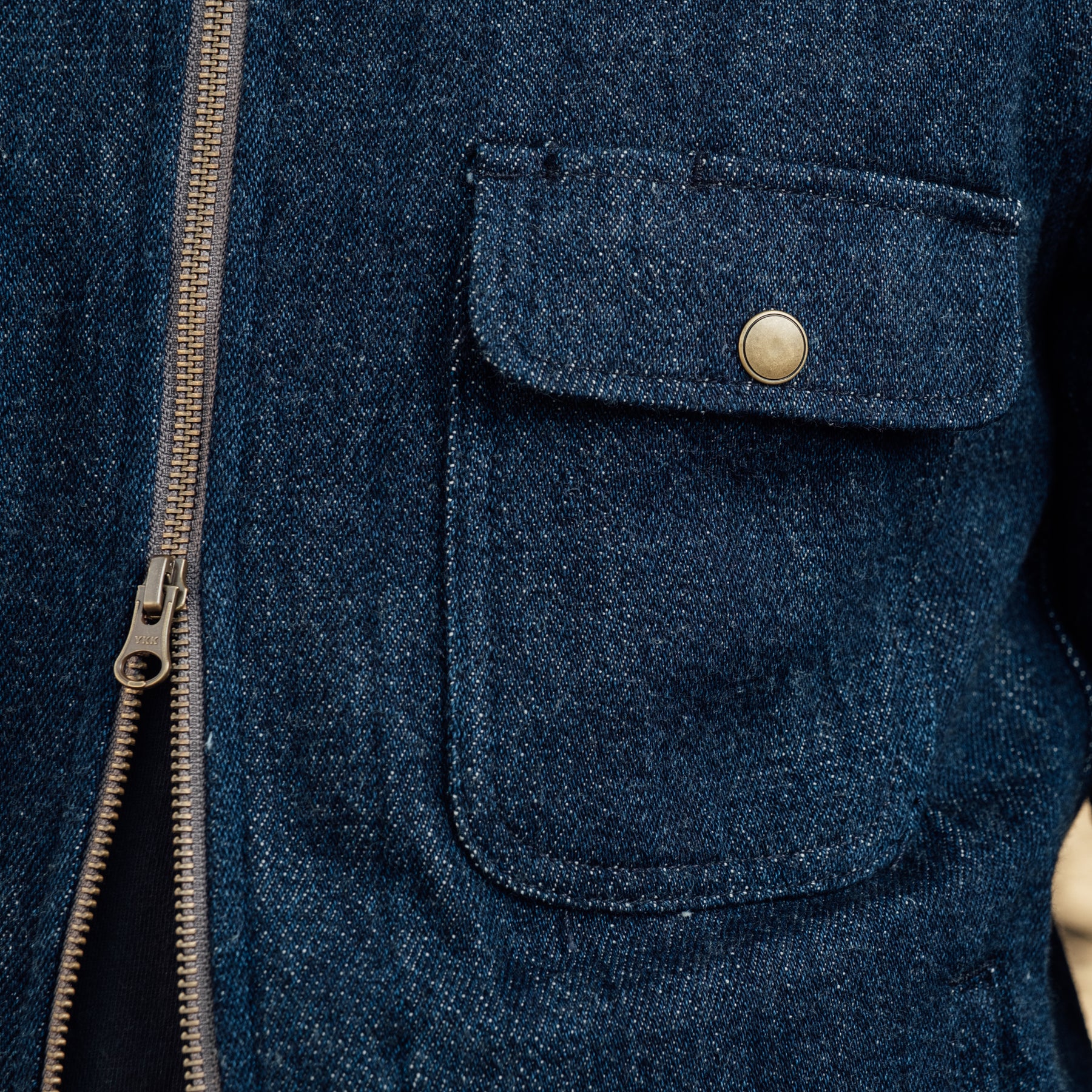 Rogue Territory Field Jacket Indigo Knit Denim