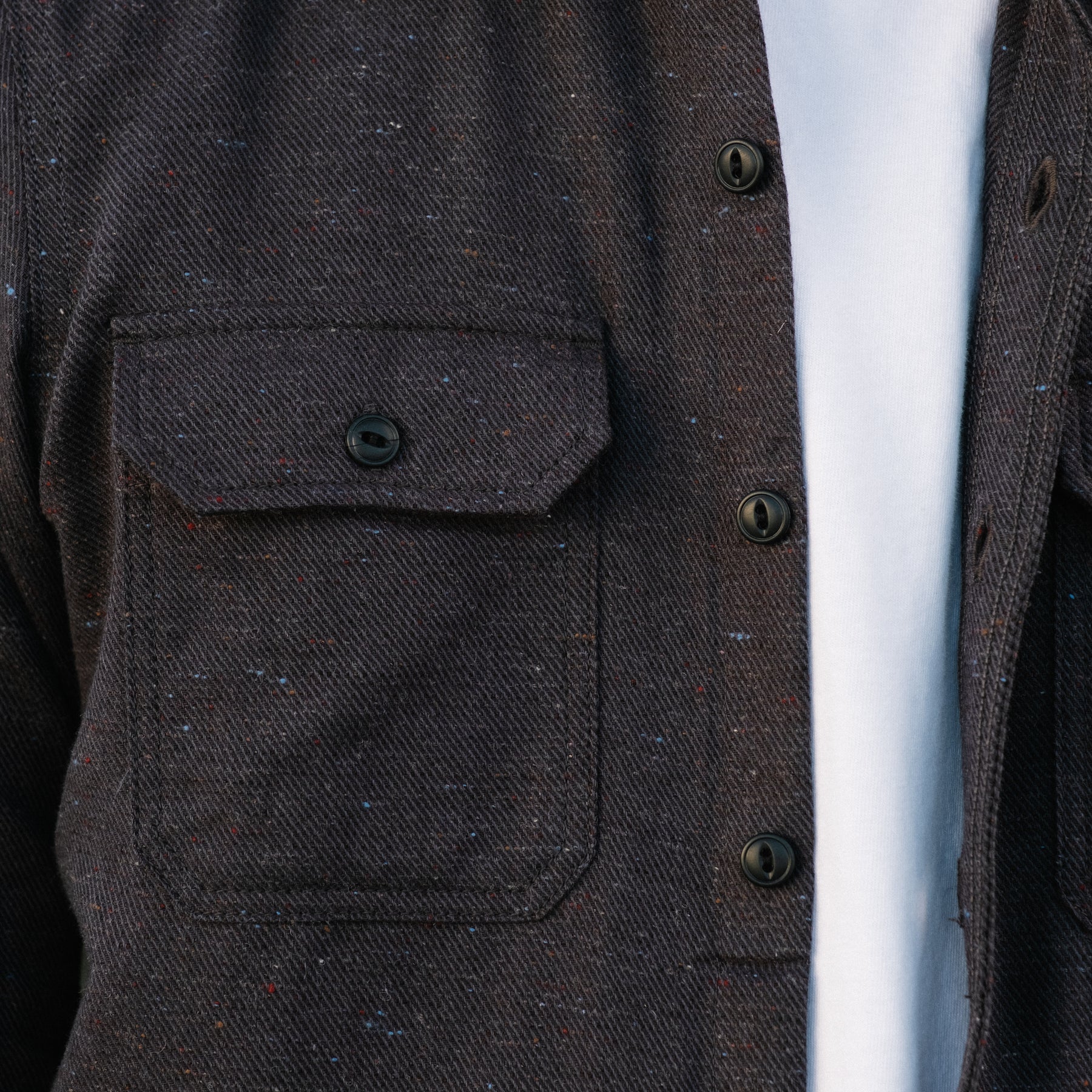Rogue Territory Field Shirt Grey Rainbow Nep