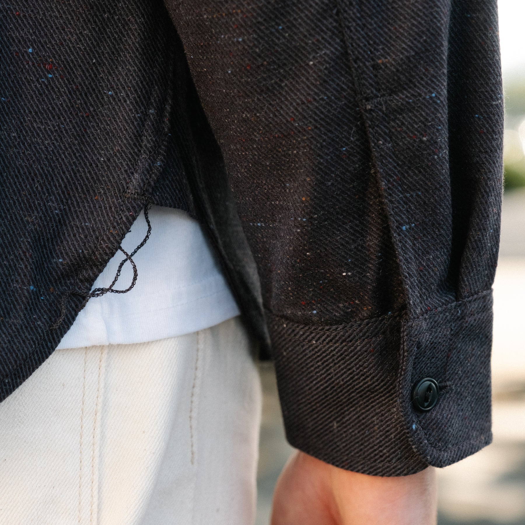 Rogue Territory Field Shirt Grey Rainbow Nep