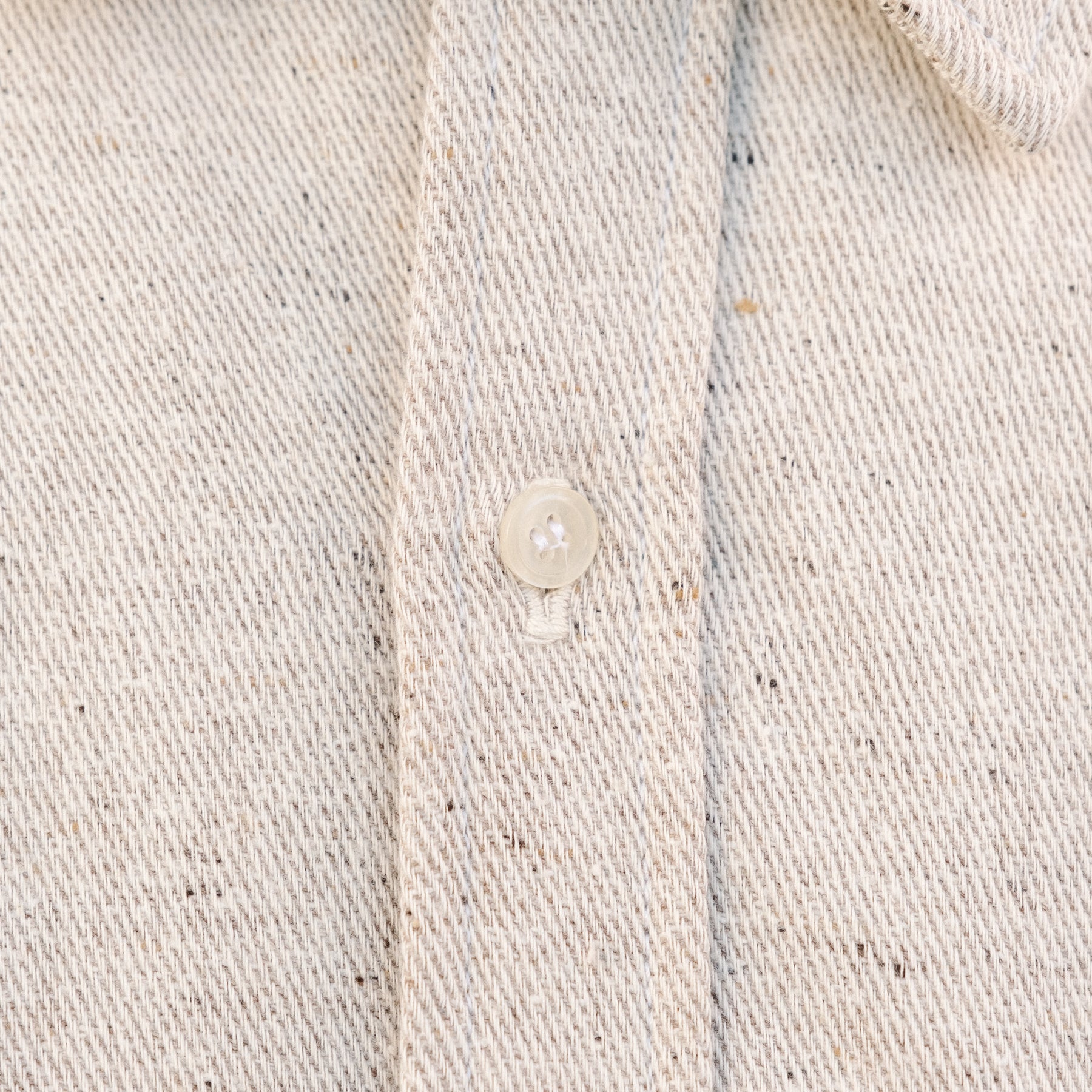 Rogue Territory Oxford Shirt Reverse Brushed Flannel Natural