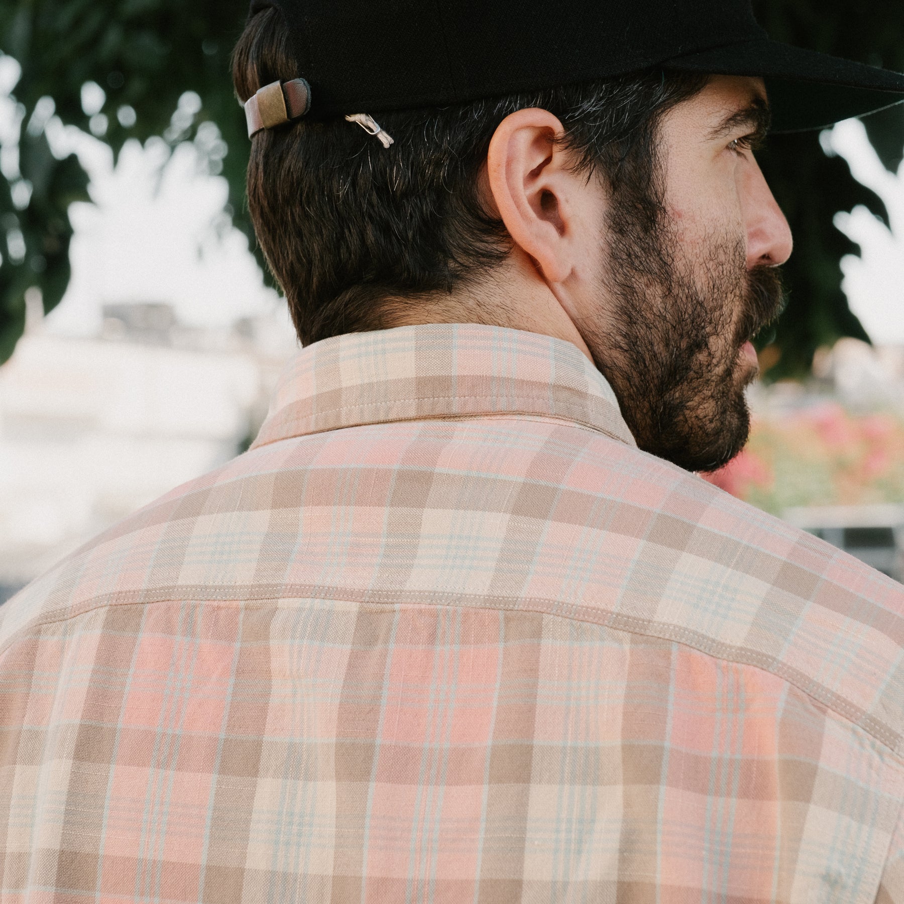 Plaid Woven Workshirt Pink Multi