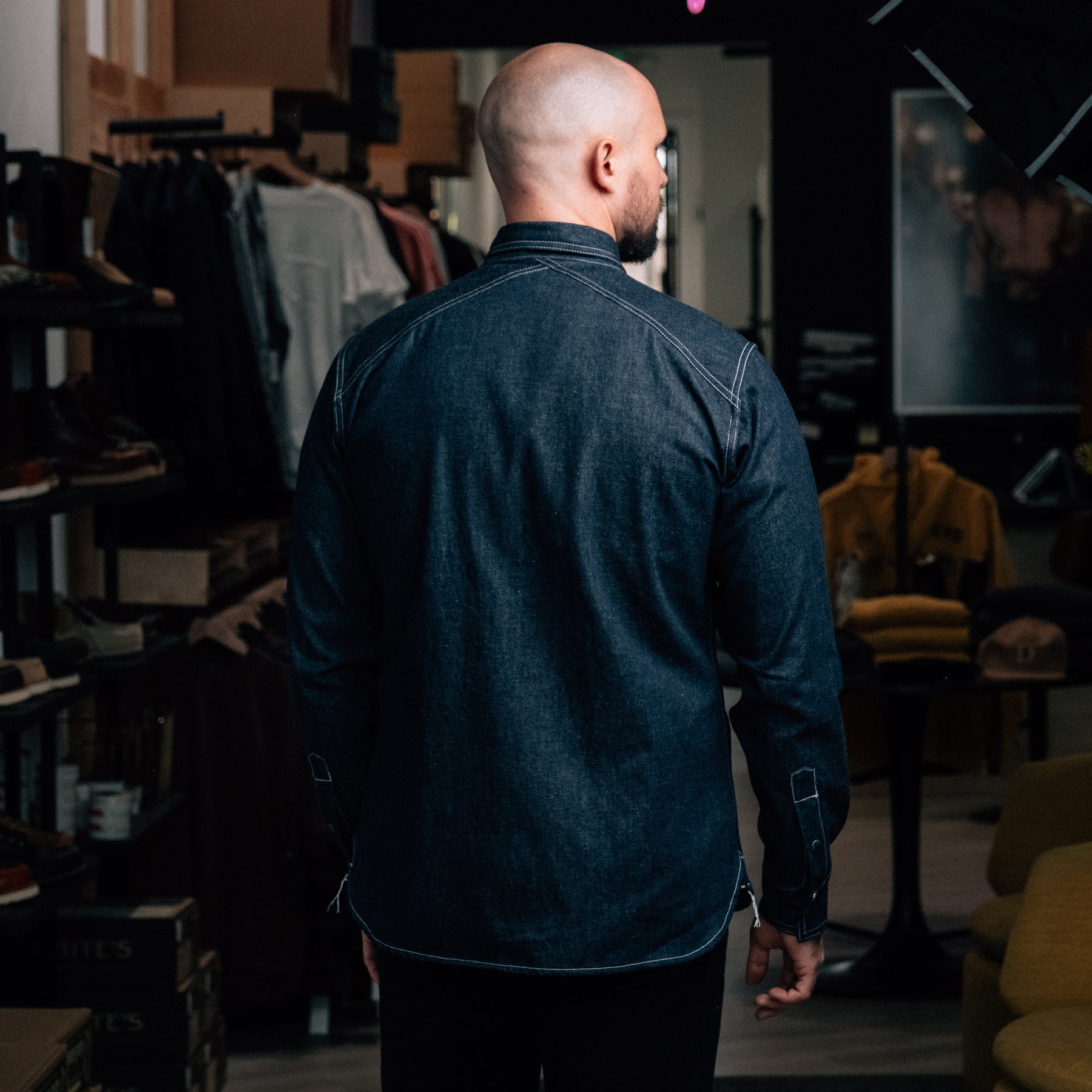 3sixteen Crosscut Western Indigo Denim