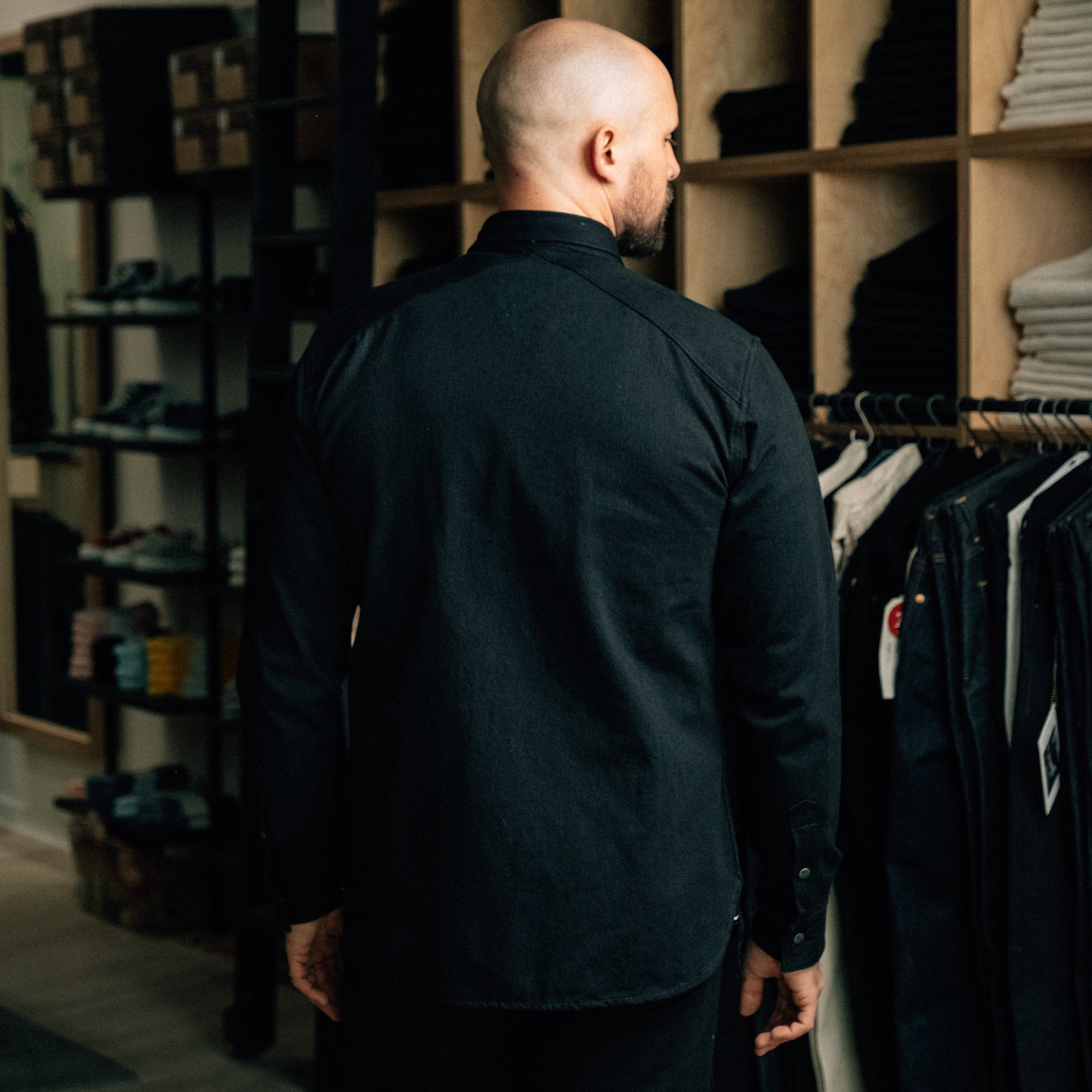 3sixteen Crosscut Western Black Denim