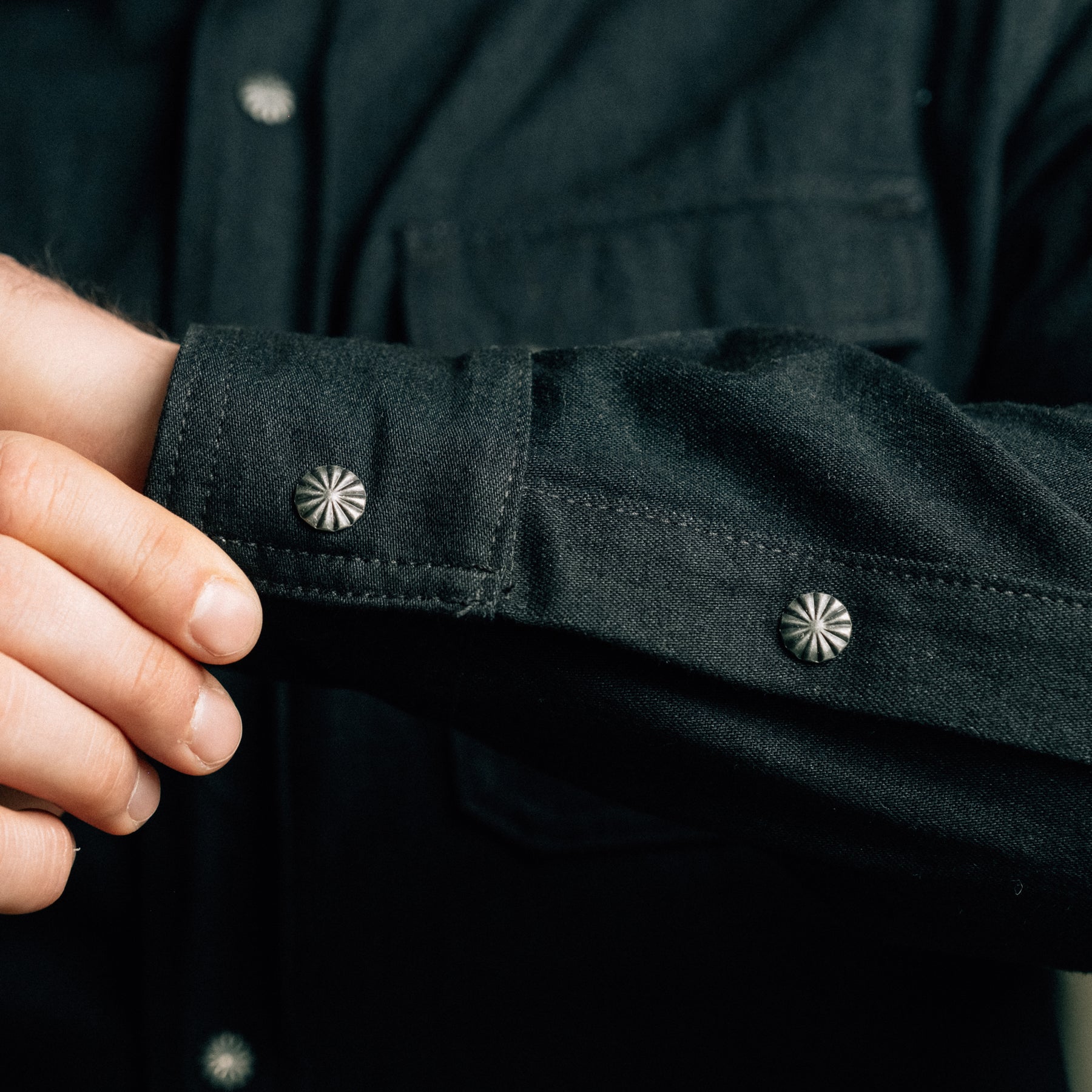 3sixteen Crosscut Western Black Denim