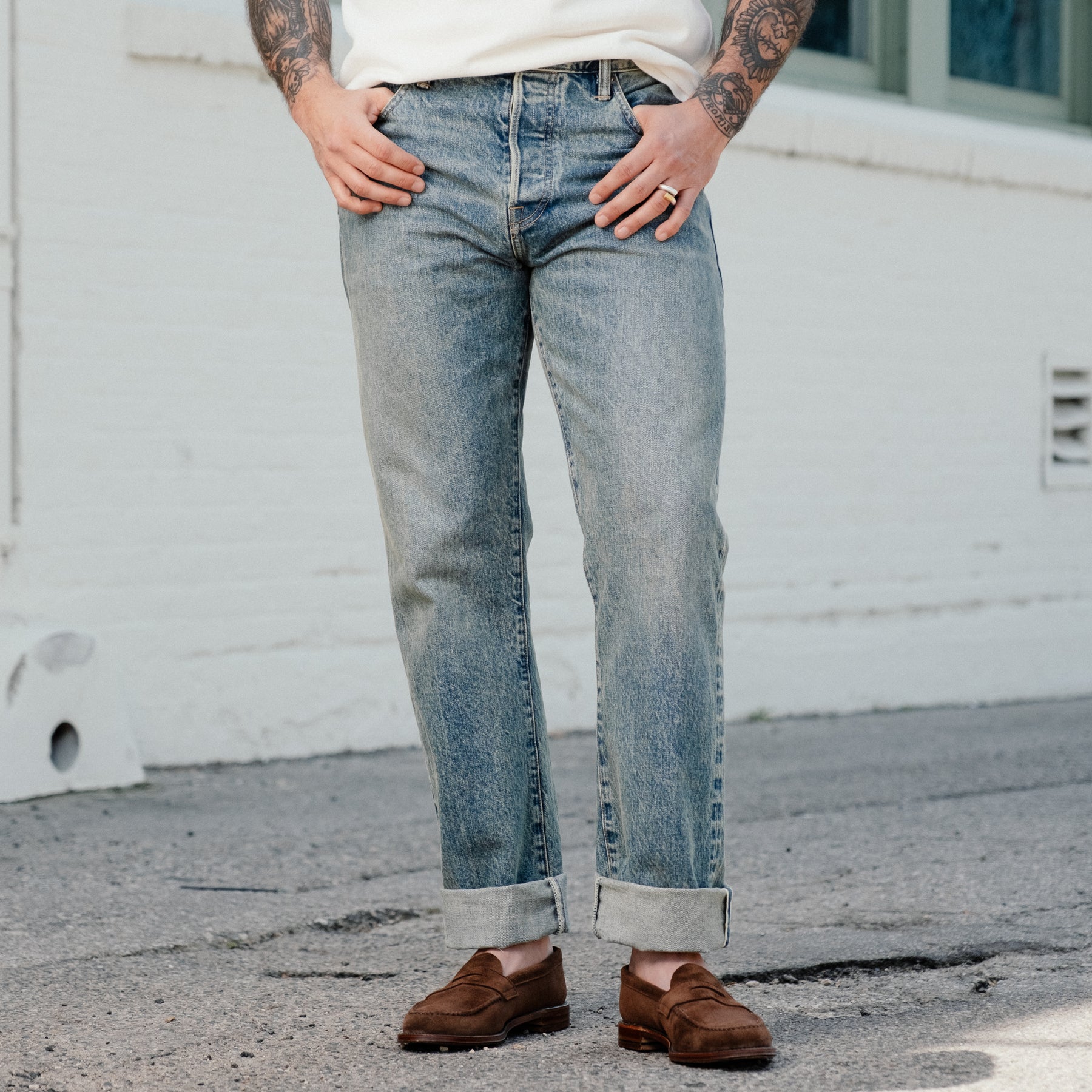 Rogue Territory 15.25oz Strider Light Indigo Wash FINAL SALE