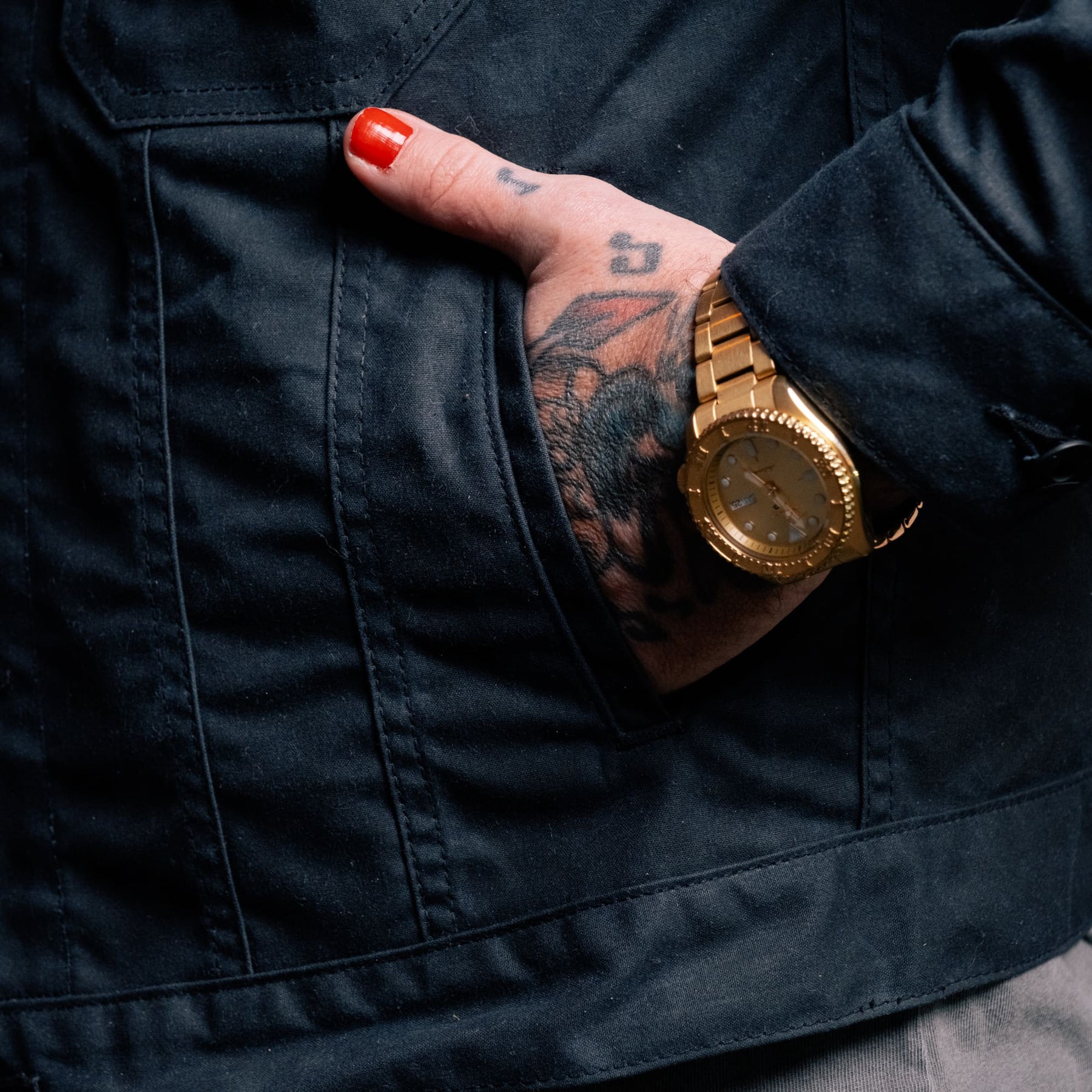 Rogue Territory x Snake Oil Provisions Black Waxed Cruiser Jacket