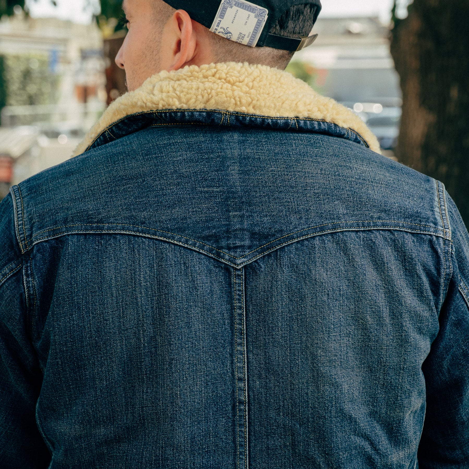 RRL Hitching Fleece Denim Ranch Jacket