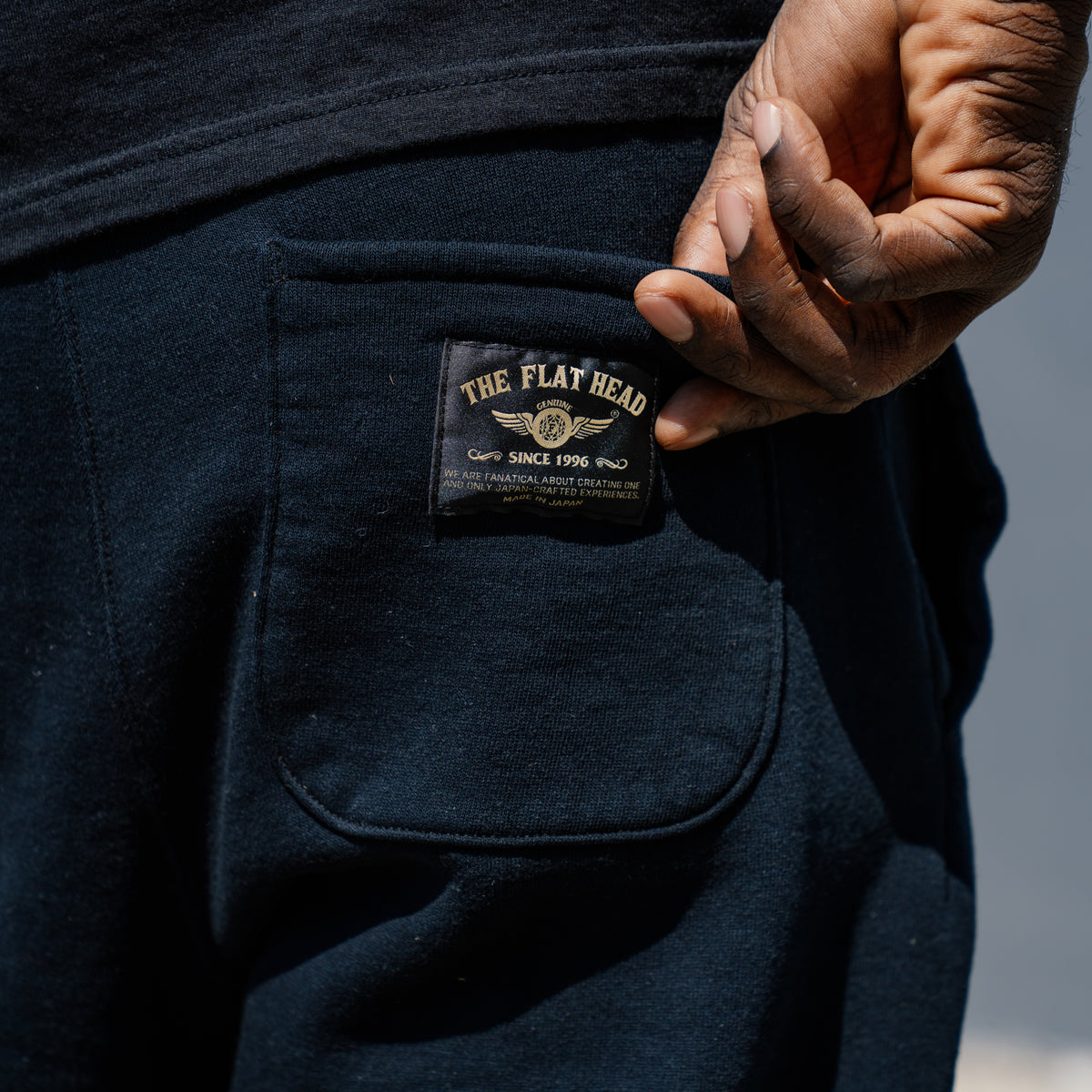 The Flat Head FN-PA-SW002 Sweatpants Black