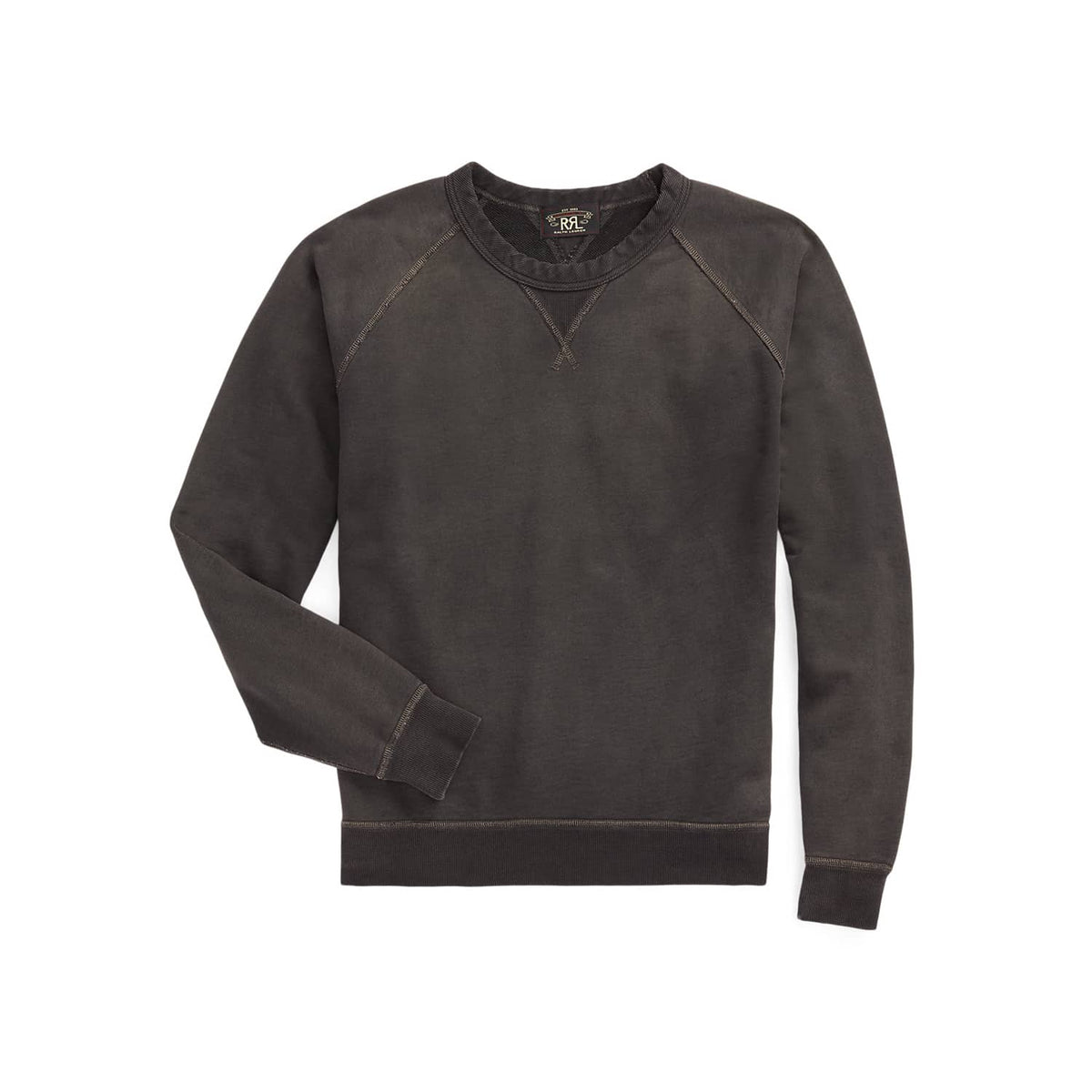 RRL French Terry Crewneck Black Indigo
