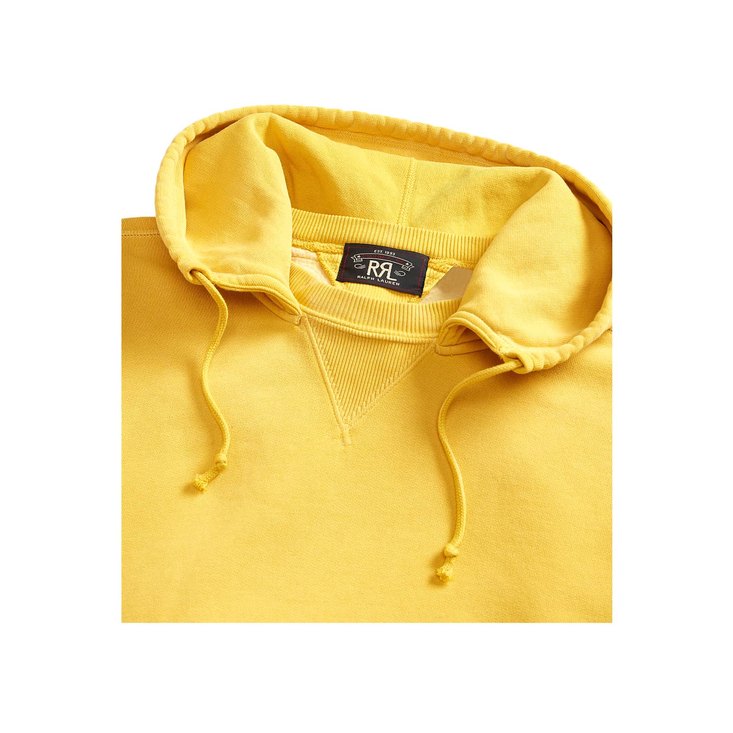 Garment-Dyed Fleece Hoodie Vintage Gold