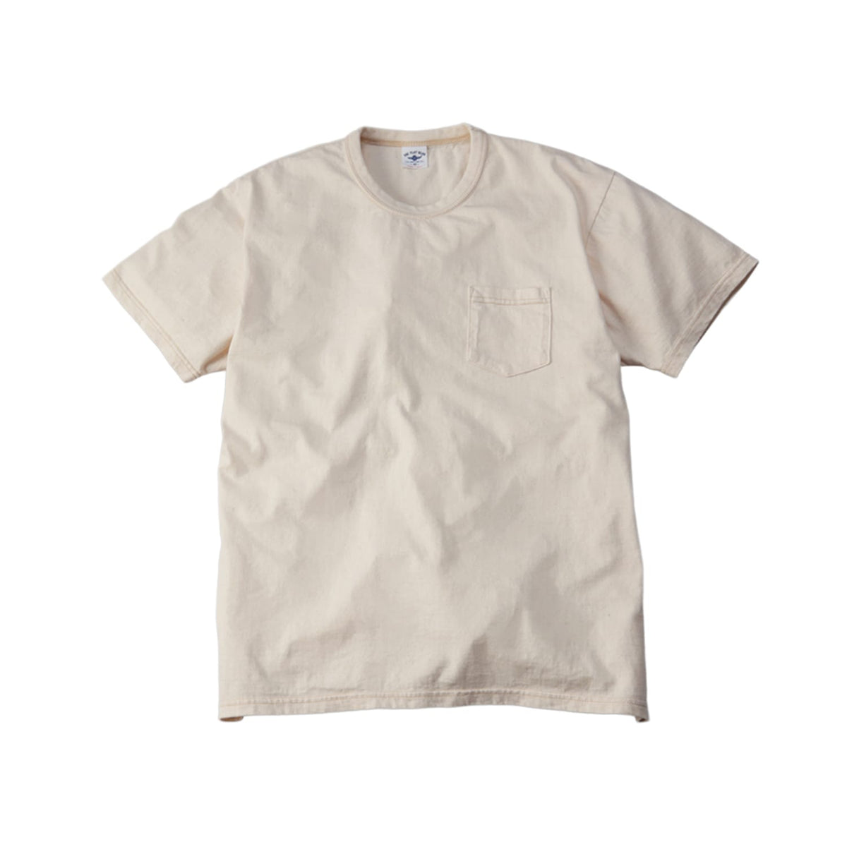 The Flat Head Heavyweight Pocket T-Shirt Natural