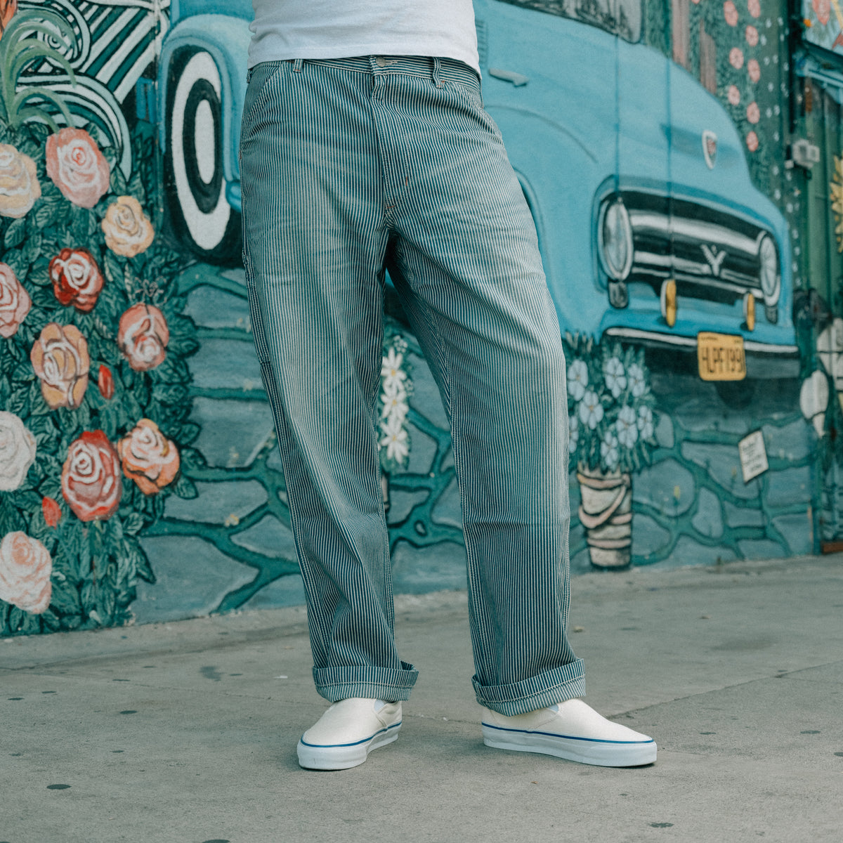 Polo Ralph Lauren Dungaree Fit Indigo Hickory-Stripe Pant