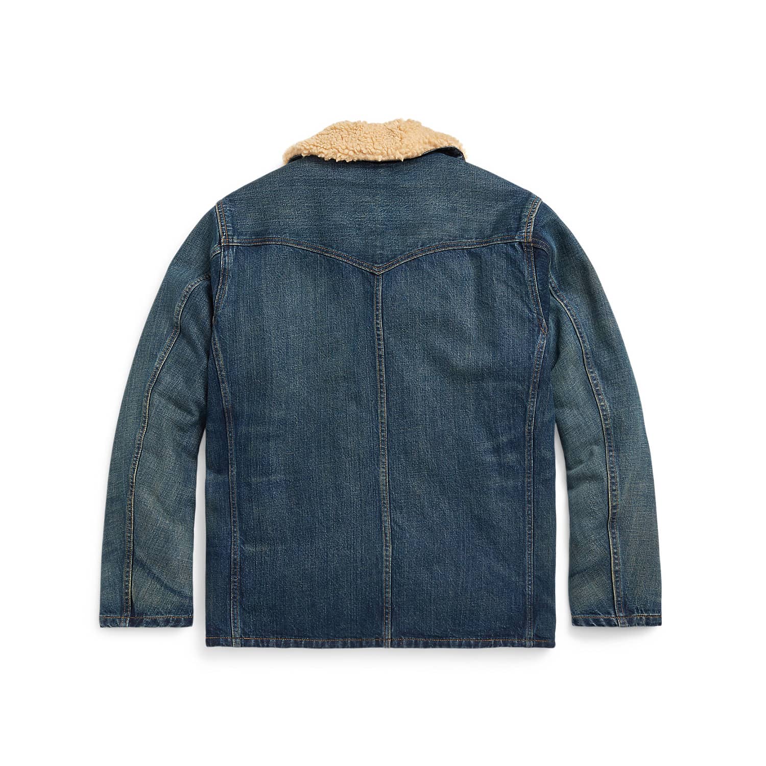 RRL Hitching Fleece Denim Ranch Jacket