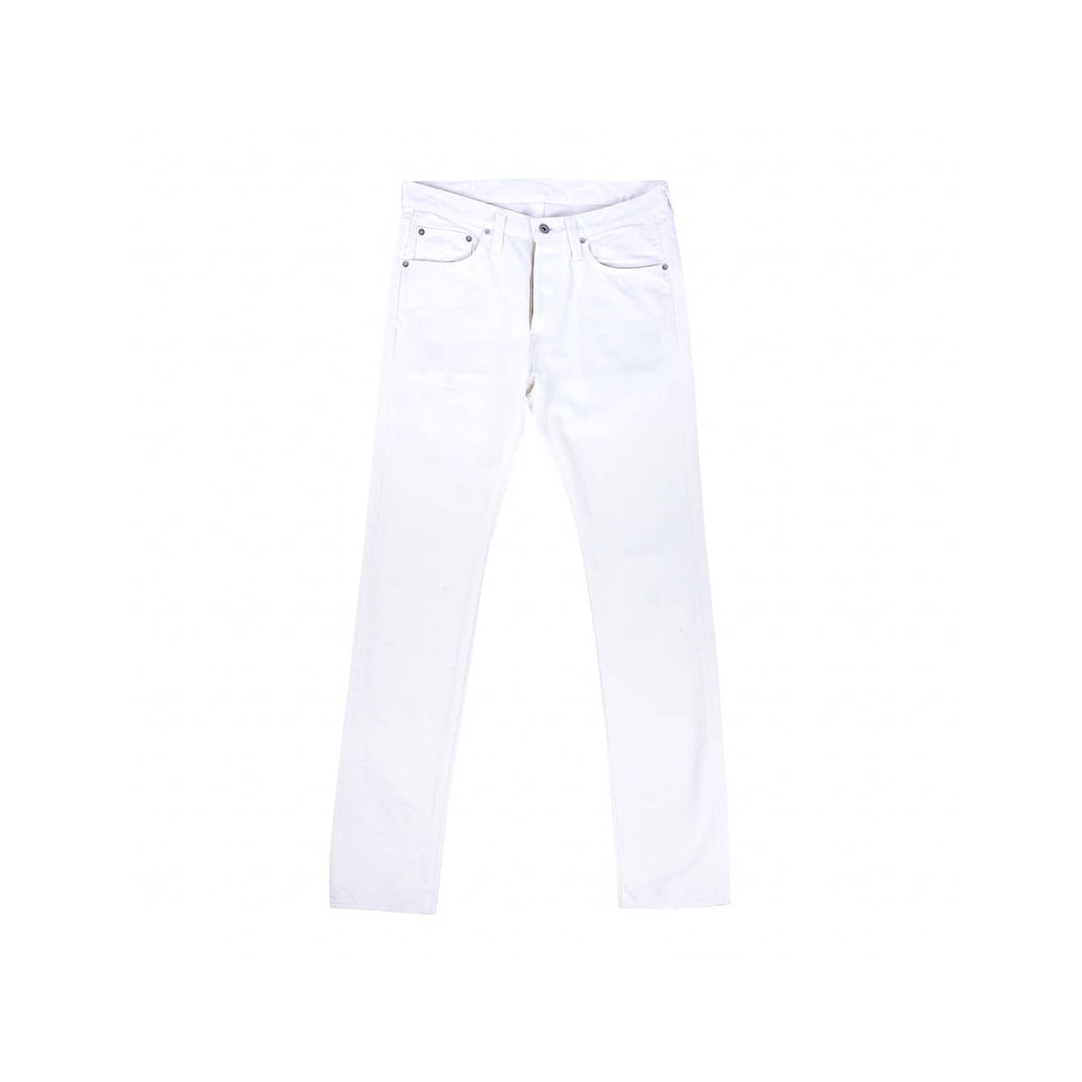 Iron Heart IH-777-WT 13.5oz Cotton Twill Slim Tapered Cut Trousers White