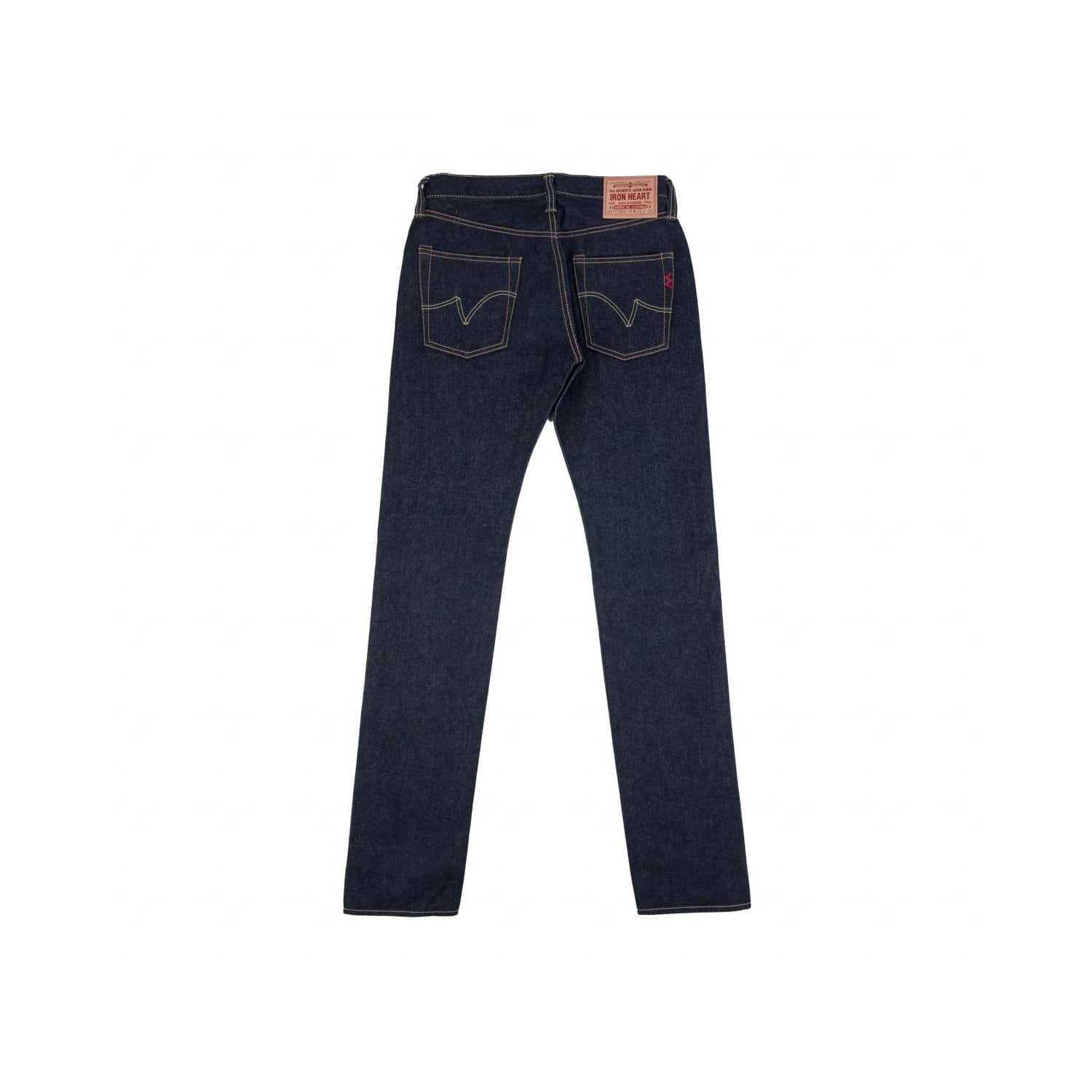 Iron Heart IH-777BR-14 14OZ Broken Twill Selvedge Denim Slim Tapered Jeans Indigo