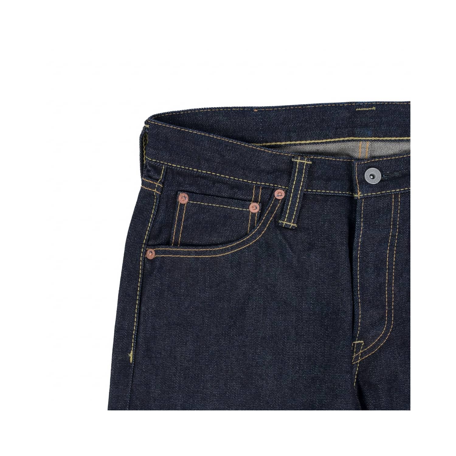 Iron Heart IH-777BR-14 14OZ Broken Twill Selvedge Denim Slim Tapered Jeans Indigo